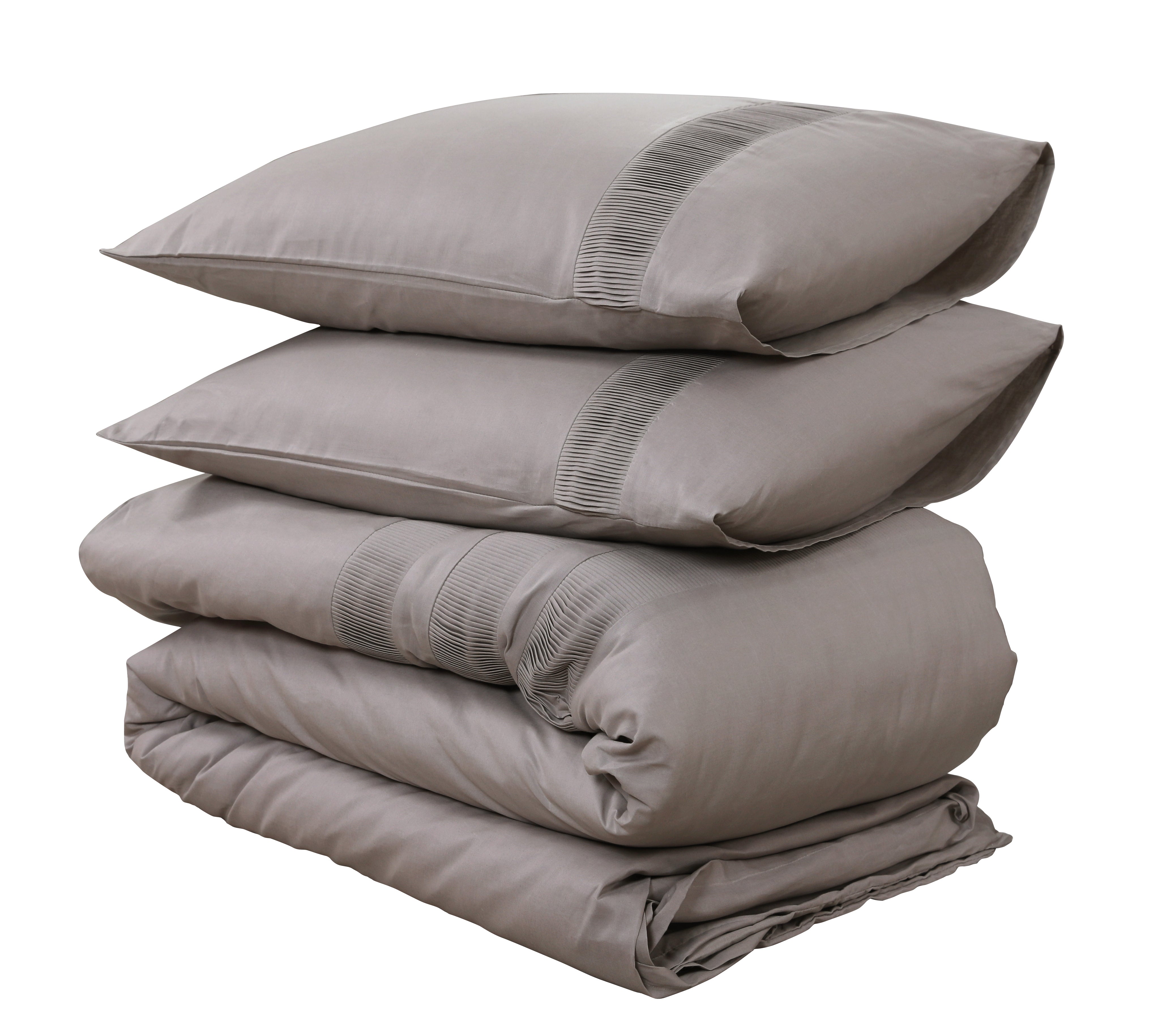 Bali Dekbedovertrek Taupe - 100% Katoen