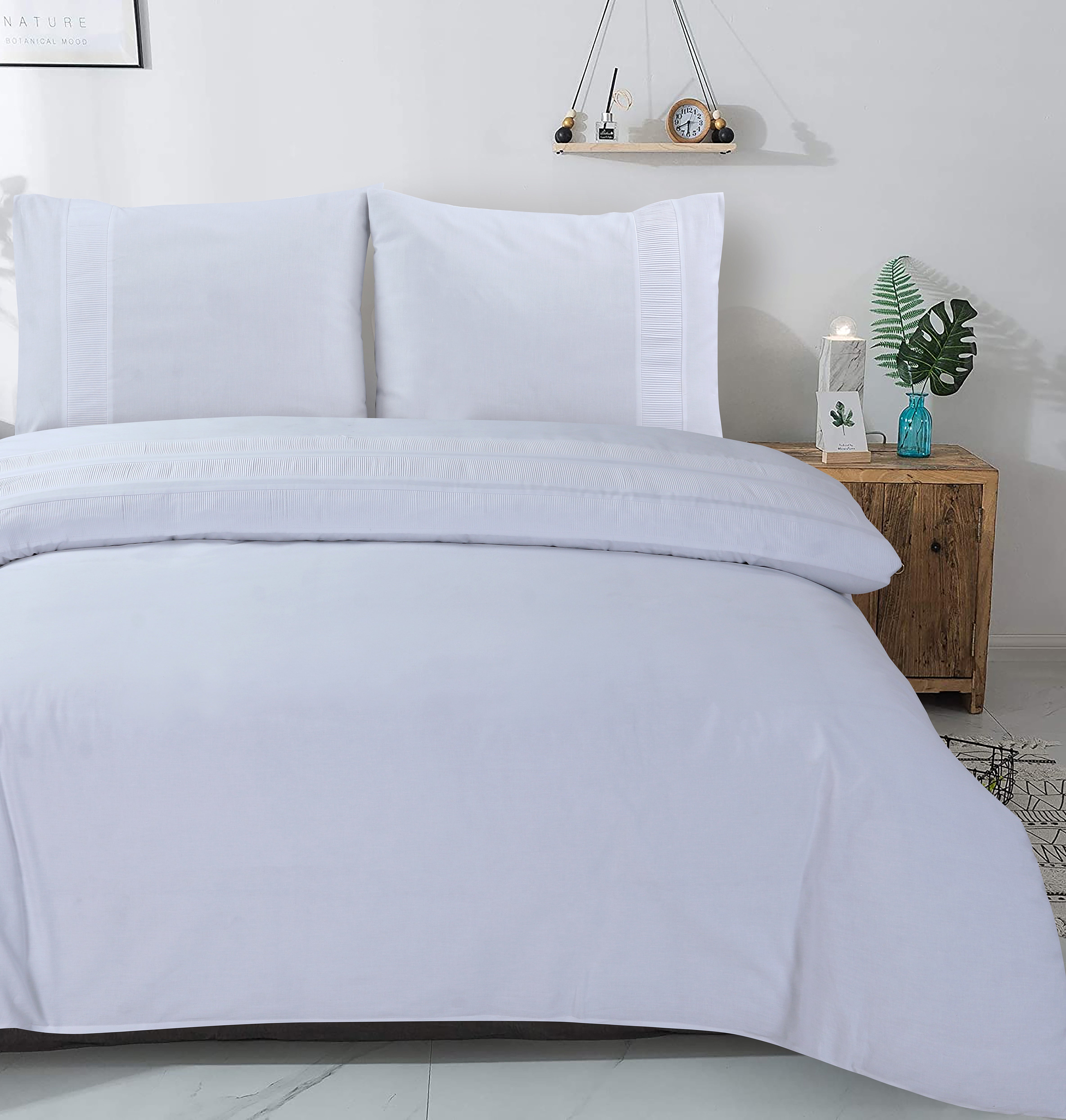 Bali Dekbedovertrek Wit - 100% Katoen