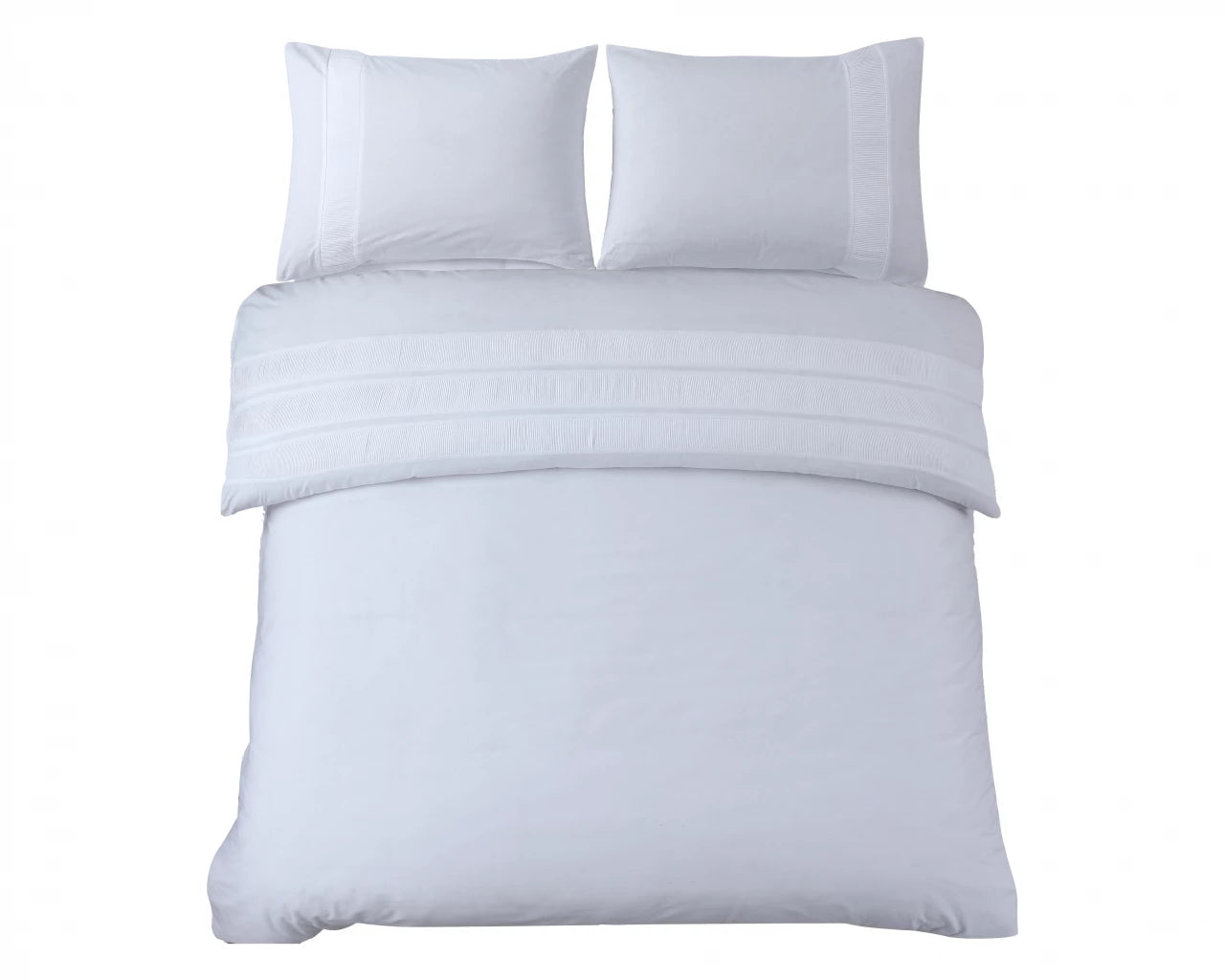 Bali Duvet Cover White - Luxury Design - Super soft woven - Luxuriously packaged