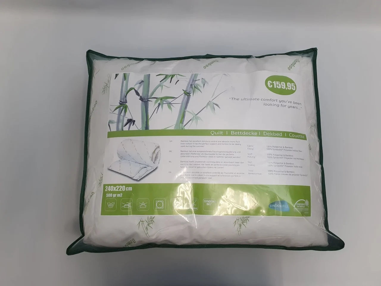 Bamboo Duvet Anti-Allergy | Breathable, Comfortable & Suitable for Every Season