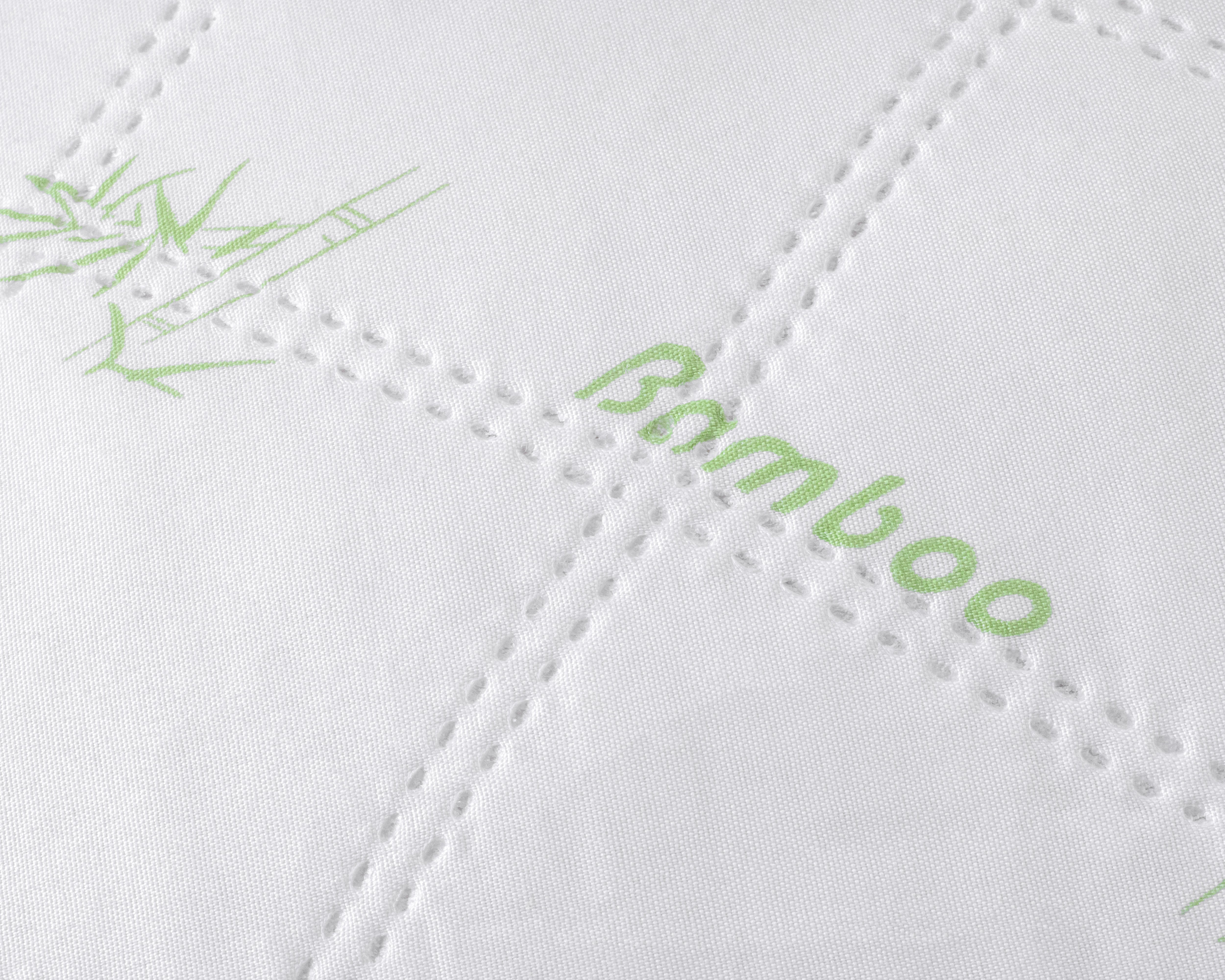 Bamboe Hoofdkussen Wit 60 x 70 - Zacht - Koel - Drukverlagend
