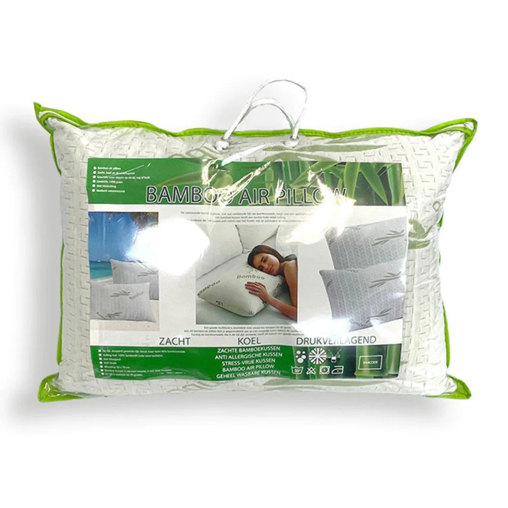 Bamboo Memory Foam Pillow - Pressure Relieving & Cooling for a Better Night's Sleep