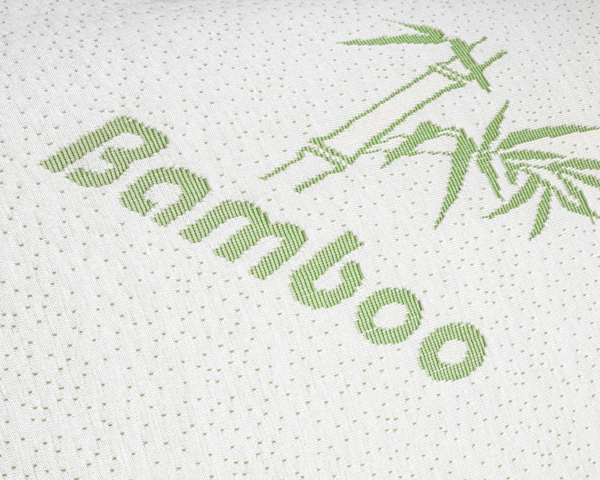 Bamboo Neck Support Pillow 50 x 30 - Treated with Bamboo - Natural Fibers - Pressure-relieving Memory Foam