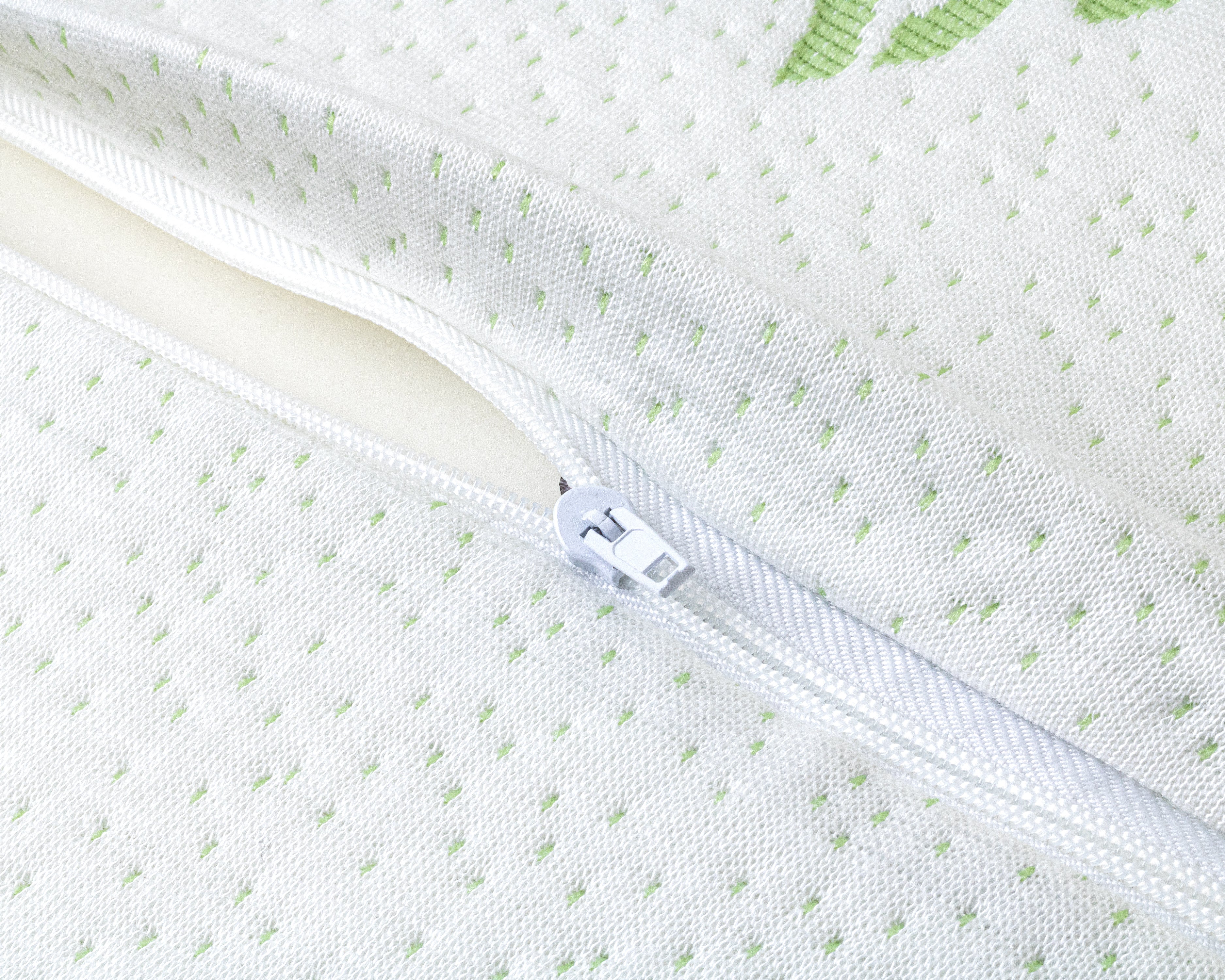 Bamboo Neck Support Pillow 50 x 30 - Treated with Bamboo - Natural Fibers - Pressure-relieving Memory Foam