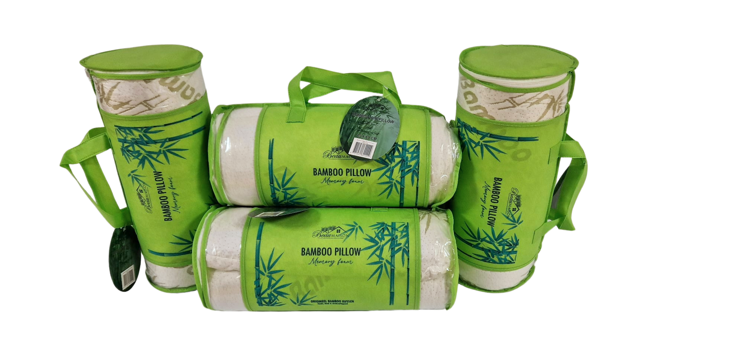 Bamboo Pillow with Memory Foam – Pressure Relieving & Cooling