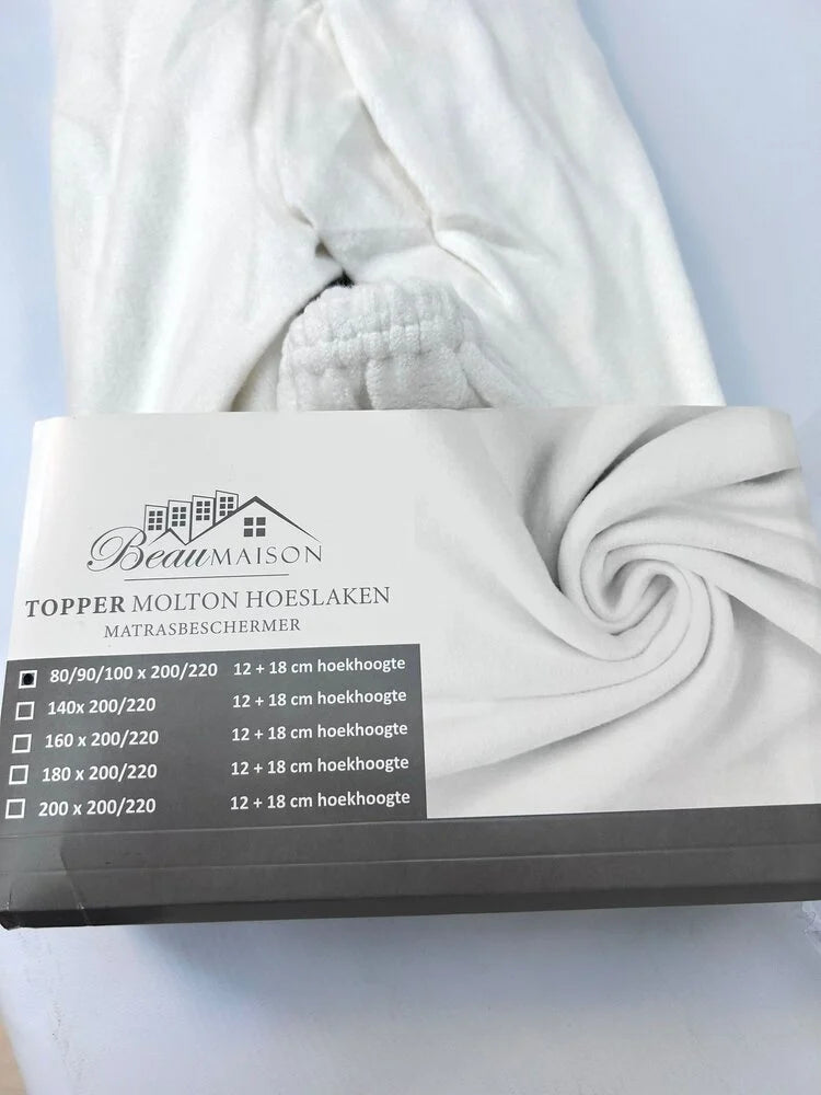 Molton Topper - Premium Matrasbescherming voor Comfort & Hygiëne
