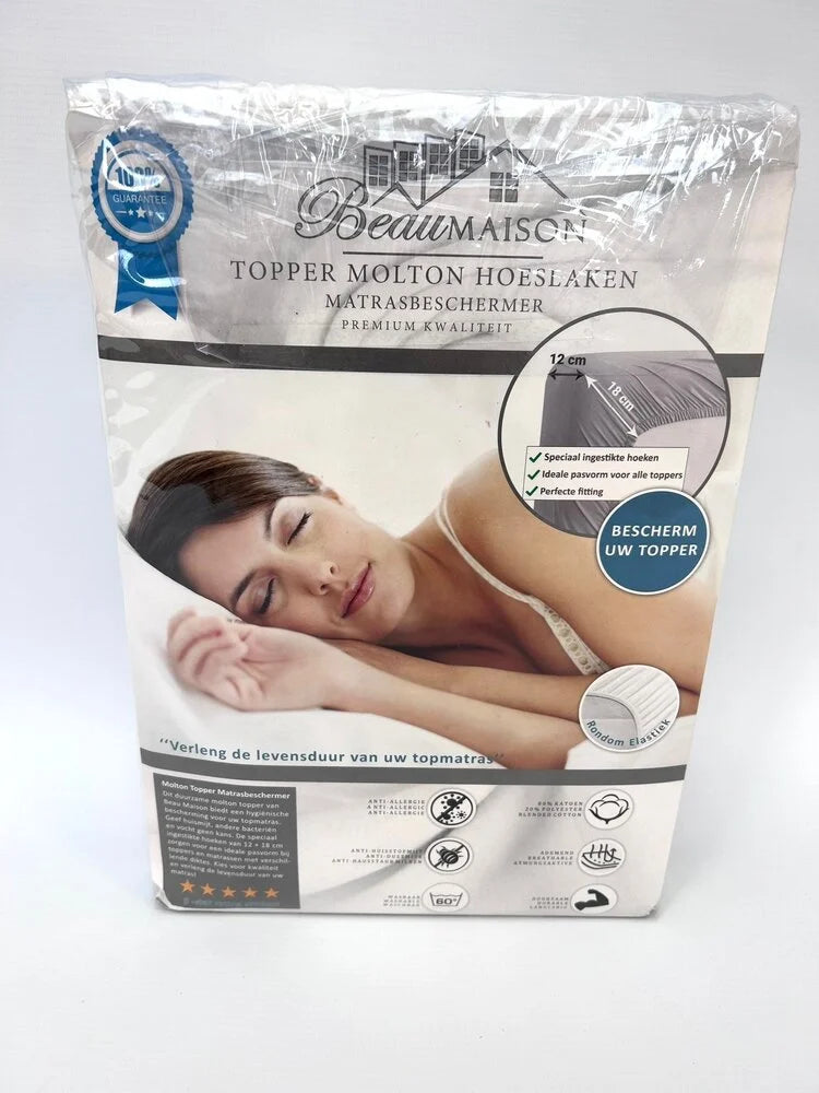 Molton Topper - Premium Matrasbescherming voor Comfort & Hygiëne