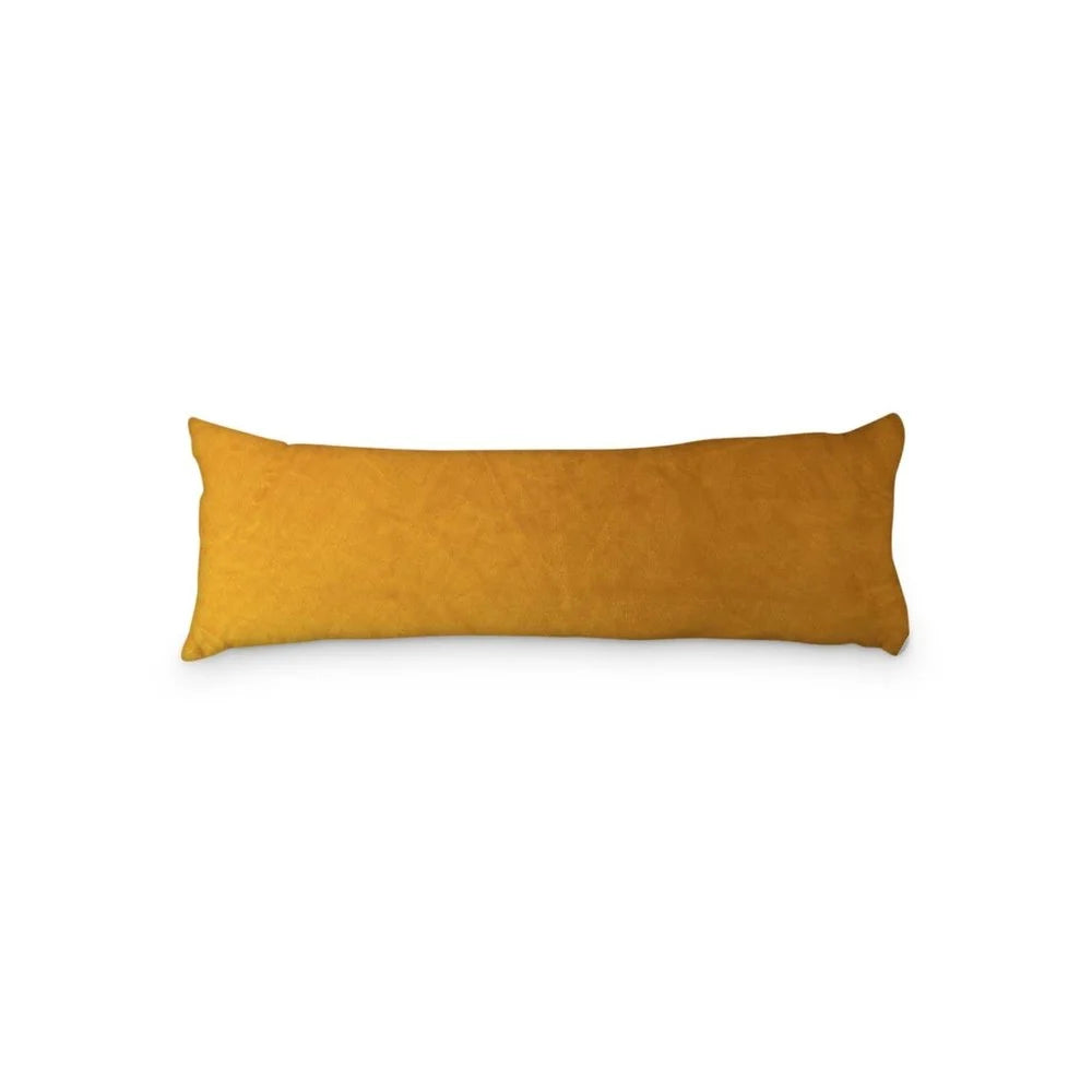Velvet Kussensloop Cognac - Luxe Bodypillow Hoes 45x145 cm