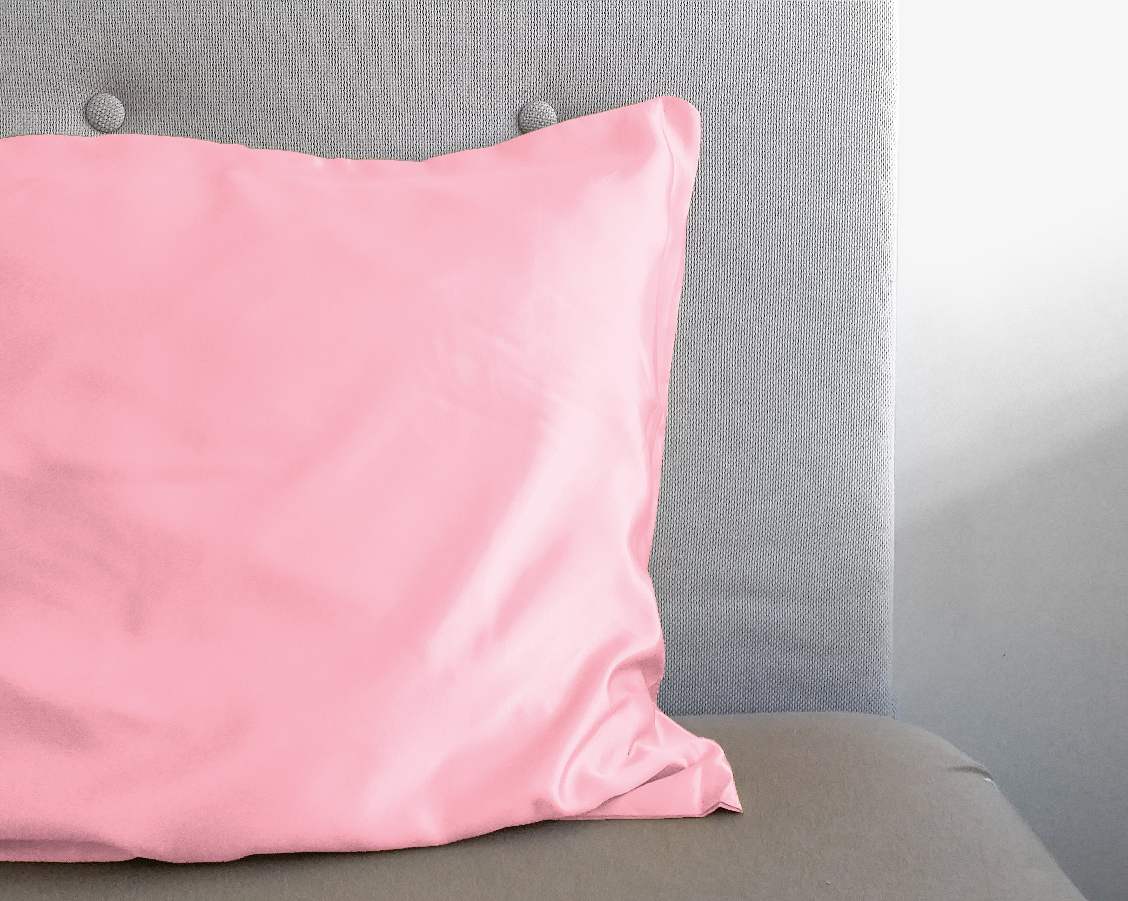 Beauty Skin Care Kussensloop Roze - Anti haar slijtage - Haarsalon product - Glanssatijn