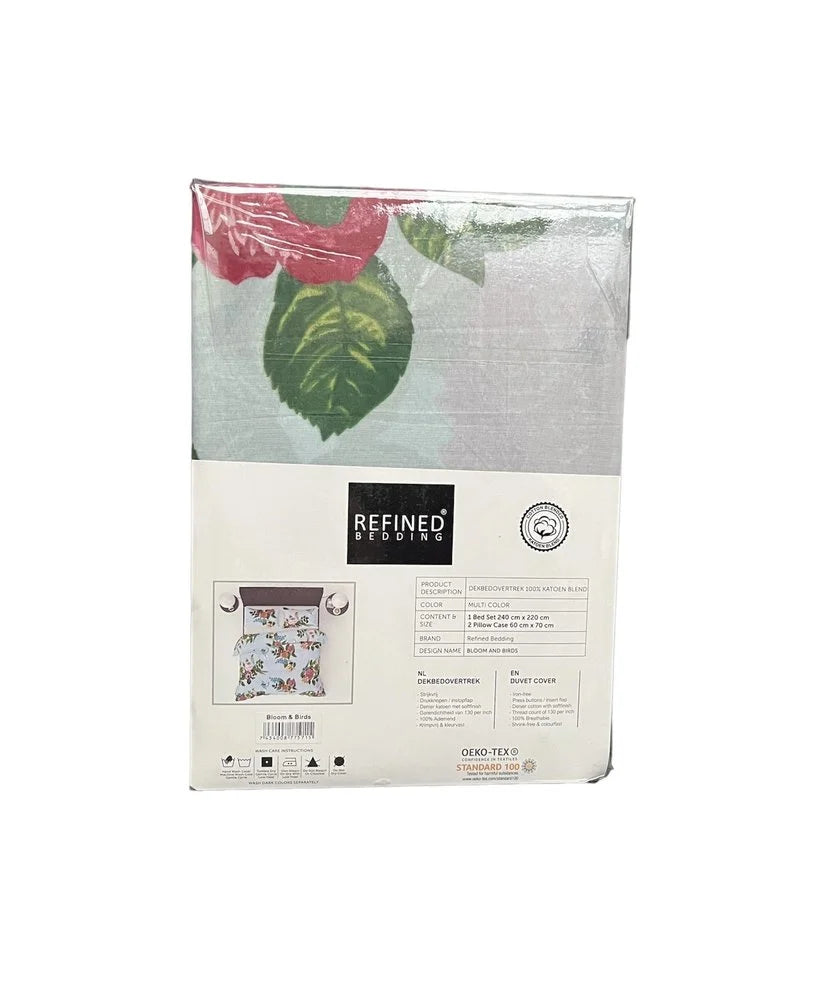 Bloom and Birds Duvet Cover – Tropical Design & Comfort