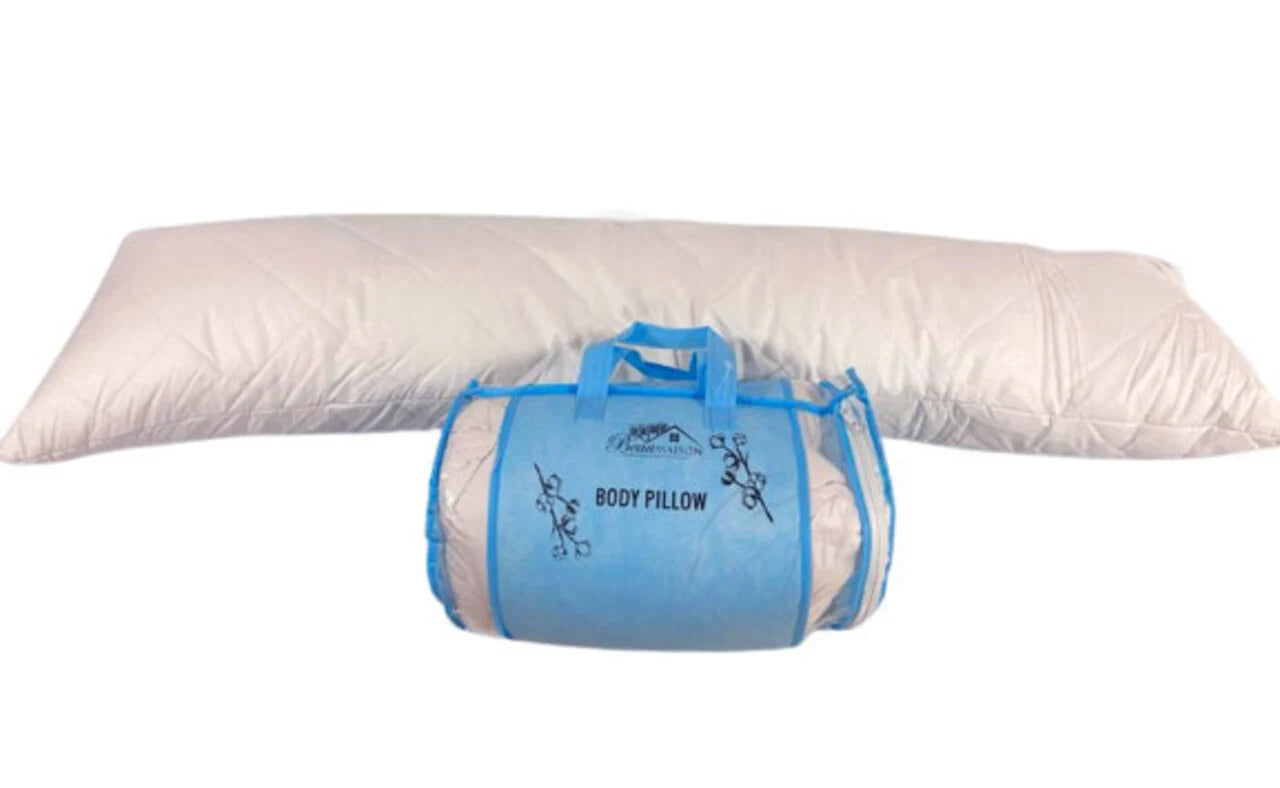 Body Pillow Pregnancy Pillow Made of Cotton - Perfect for Side Sleepers, Pregnant Women & Injuries