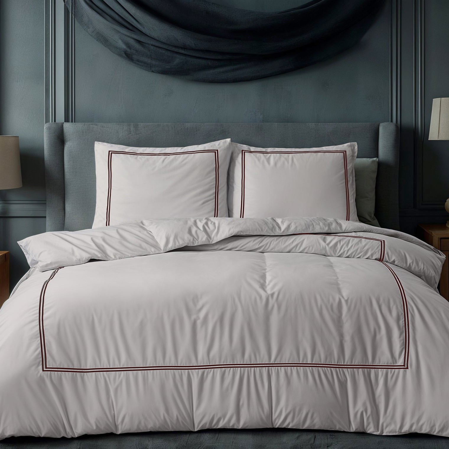 Brata Dekbedovertrek - Taupe/Brons - 100% Katoen Percale