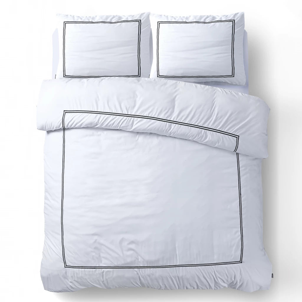 Brata Duvet Cover White - Hotel design - Sleek - Wonderfully soft