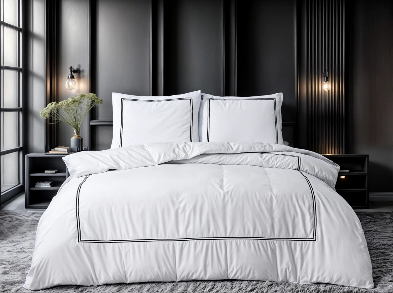 Brata Duvet Cover White - Hotel design - Sleek - Wonderfully soft