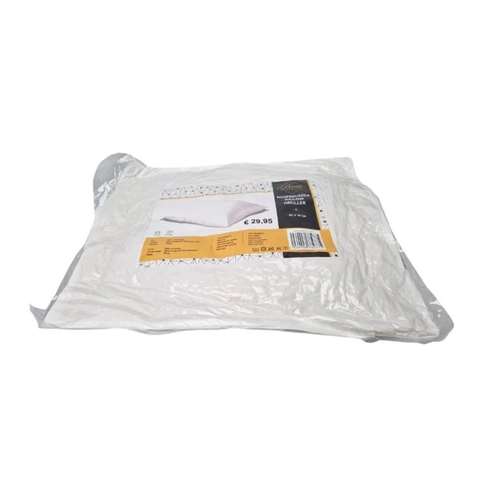 Budget Pillow – Comfortable, Anti-Allergic, Washable and Refillable Hollow Fiber Pillow