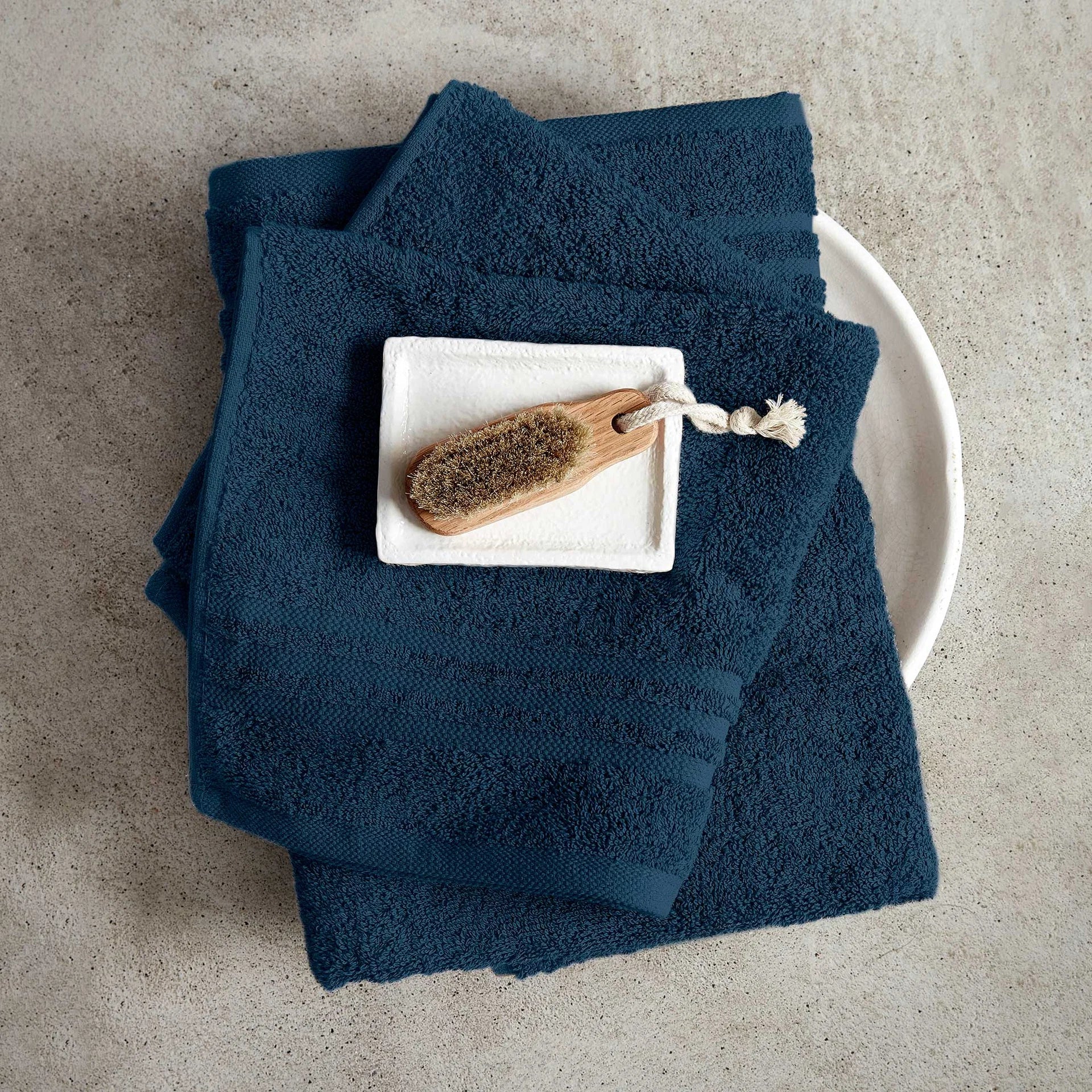 Byrklund Baddoek Bath Basics - Wit - 100% Katoen (BCI) - 50 x 100 cm