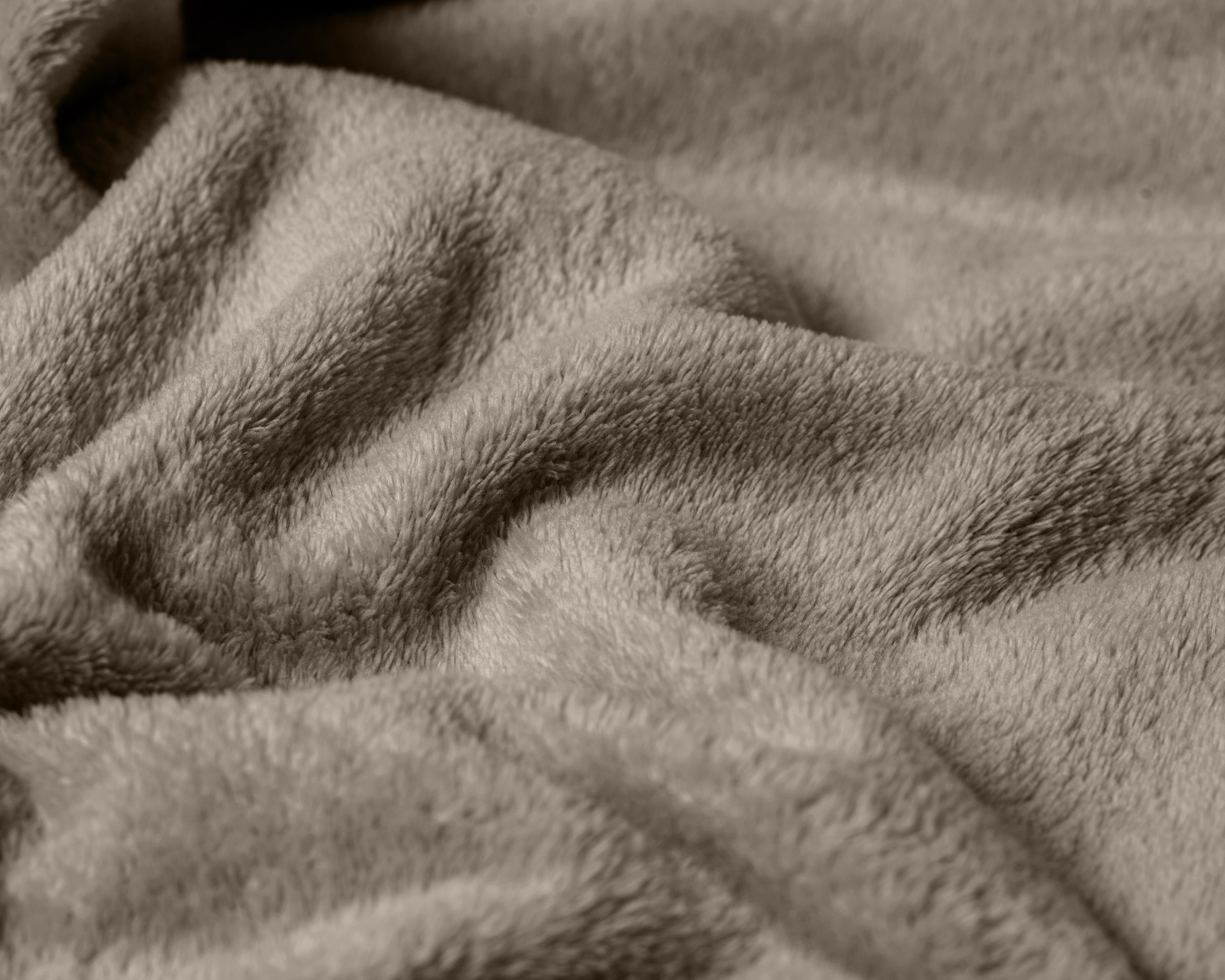 Coral Fleece Bathrobe Taupe - Perfect fit - Absorbs moisture - Available in different sizes