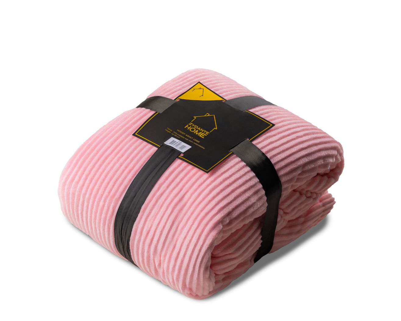 Corduroy Rib Hoody Long - Oud Roze - 120 cm