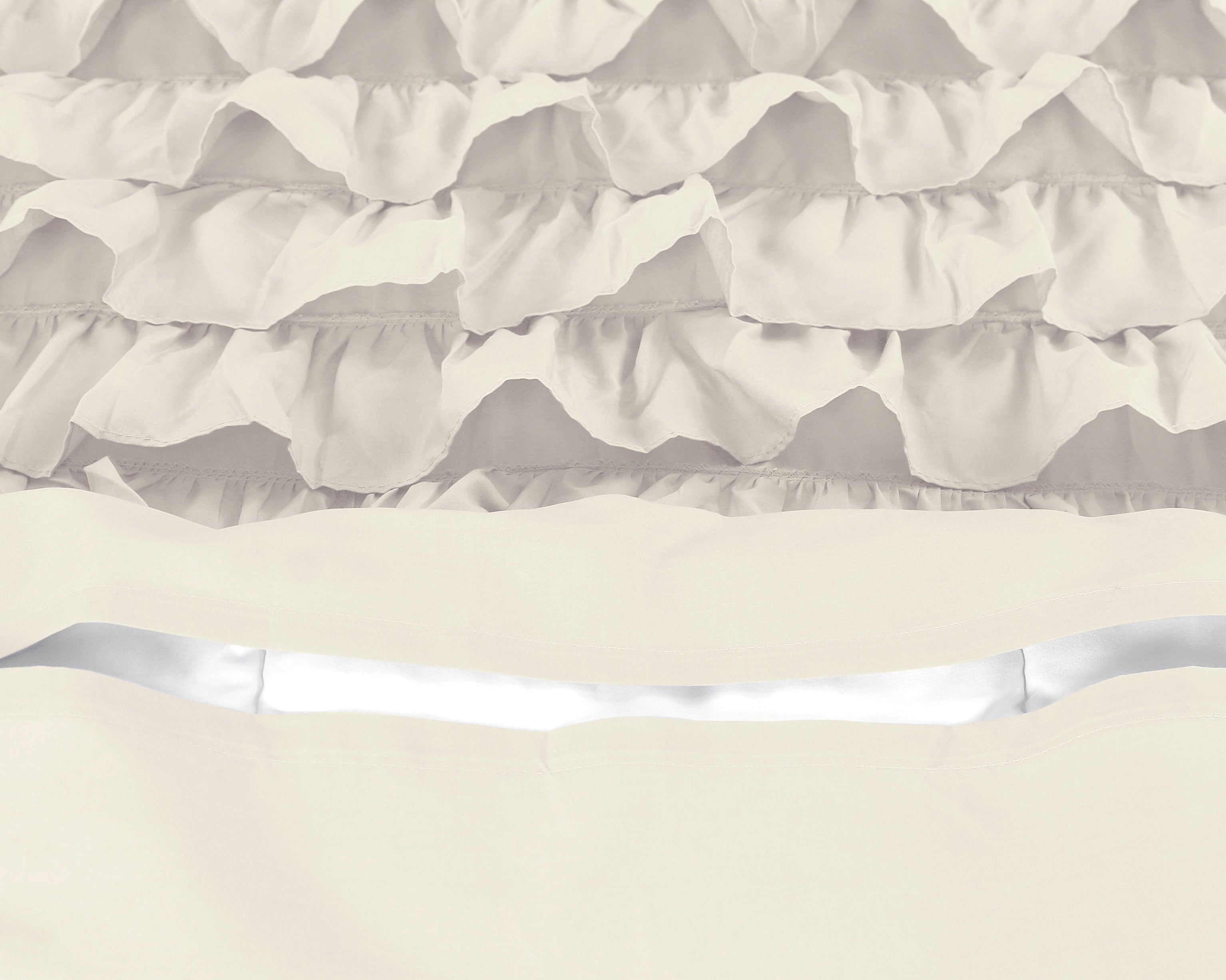 Cyprus Dekbedovertrek Creme - Luxe Design - Super zacht geweven - Luxe verpakt