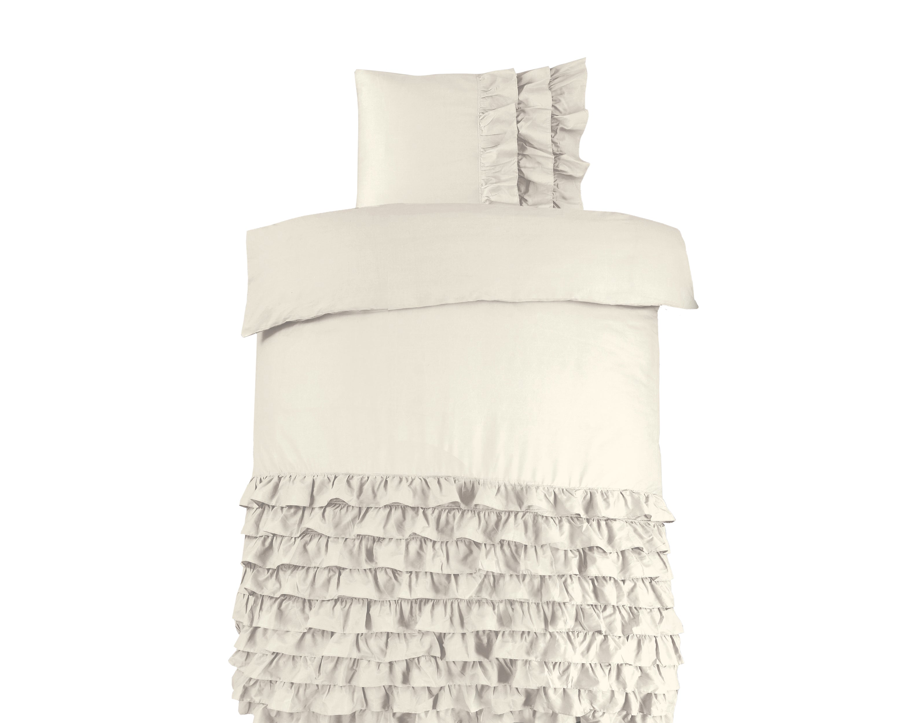 Cyprus Dekbedovertrek Creme - Luxe Design - Super zacht geweven - Luxe verpakt