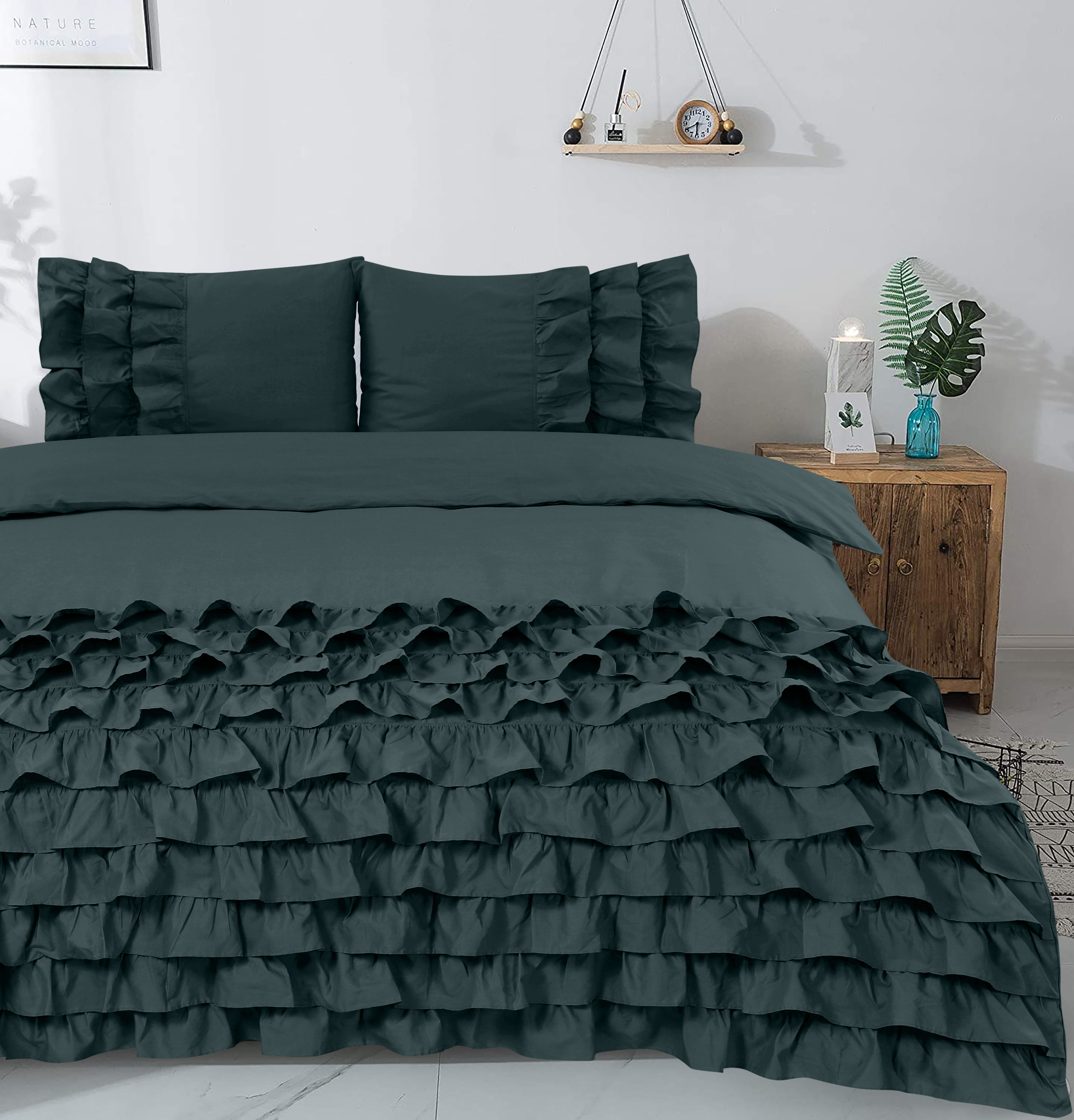 Cyprus Dekbedovertrek Groen - Luxe Design - Super zacht geweven - Luxe verpakt