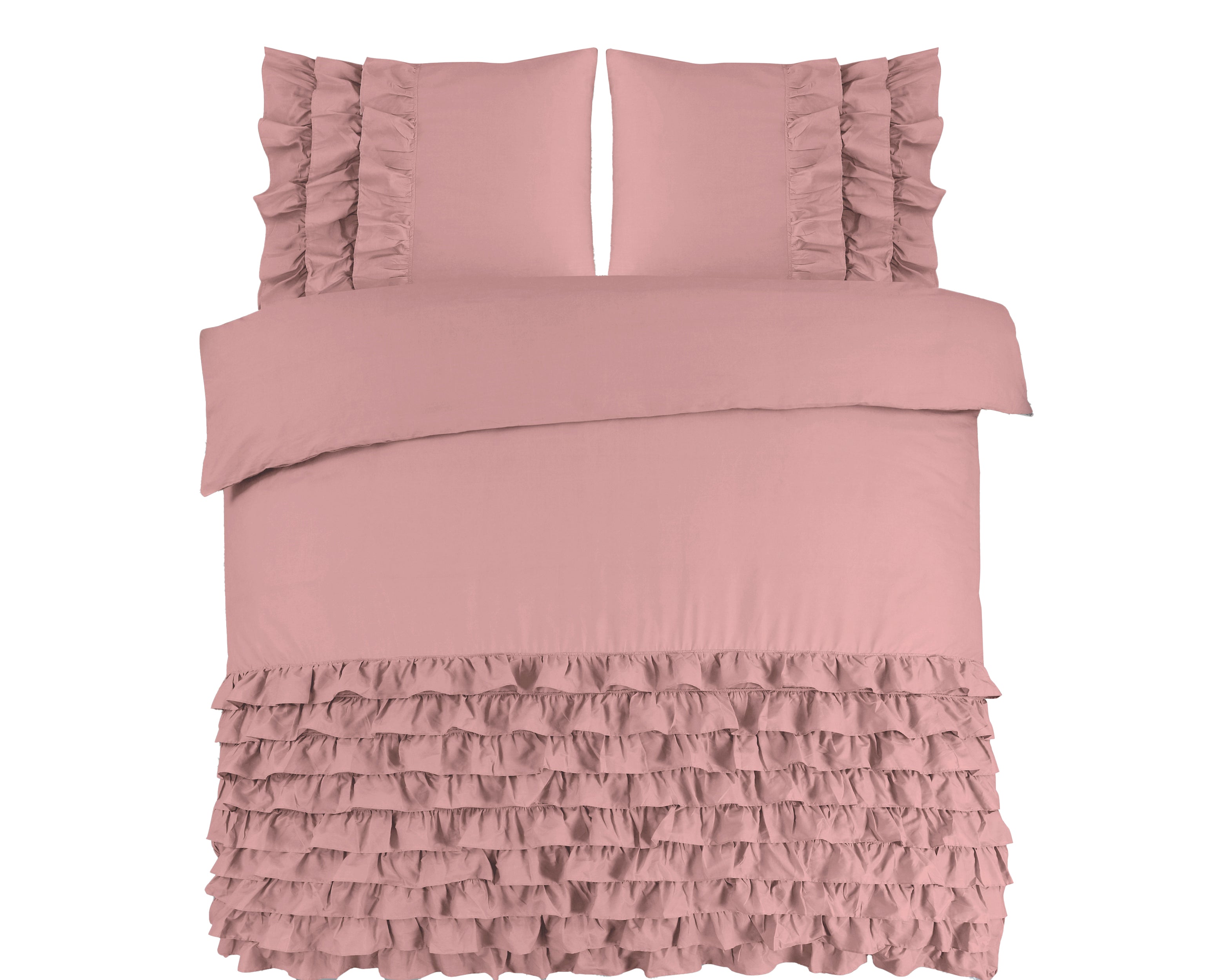 Cyprus Dekbedovertrek Roze - Luxe Design - Super zacht geweven - Luxe verpakt