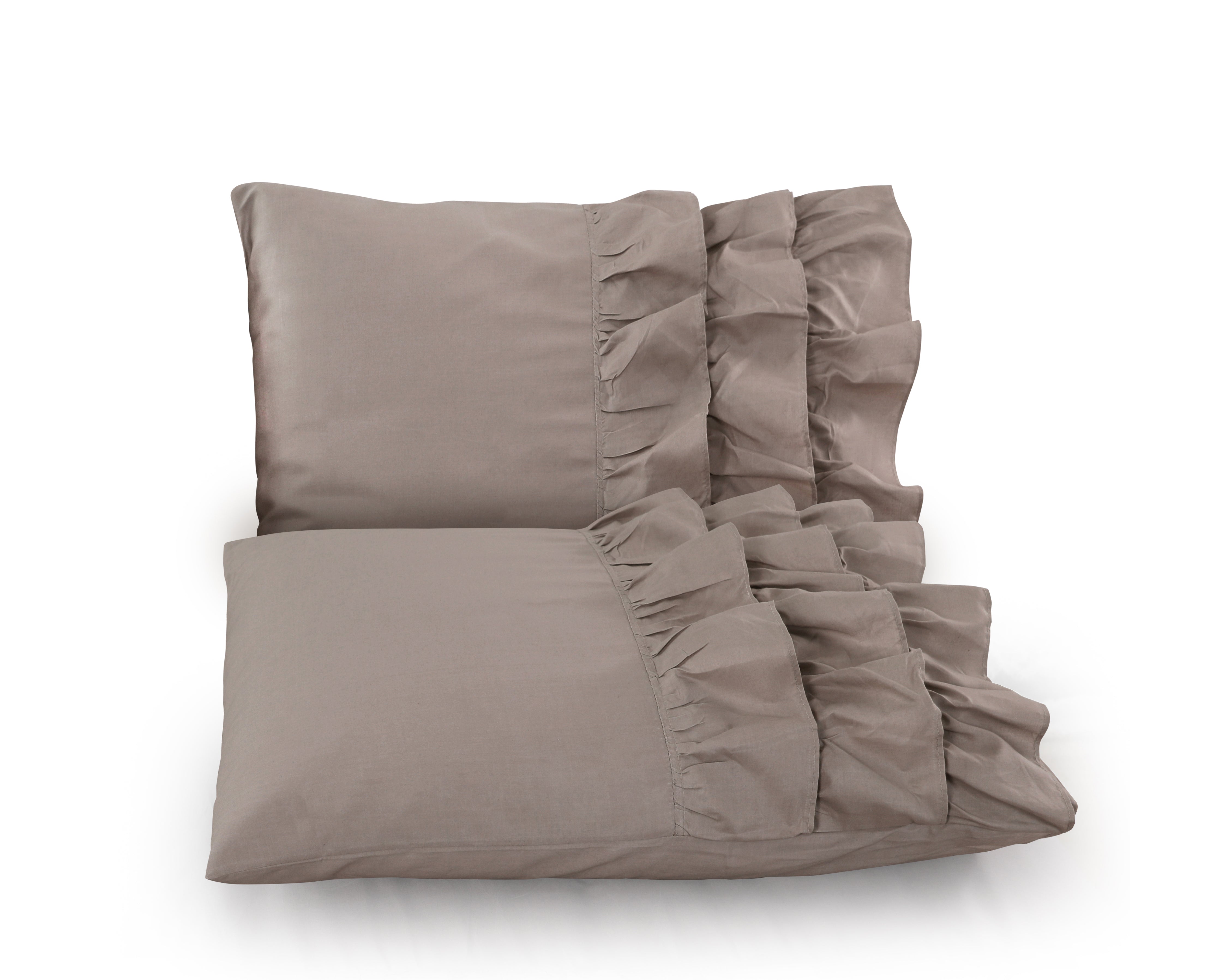 Cyprus Dekbedovertrek Taupe - Luxe Design - Super zacht geweven - Luxe verpakt