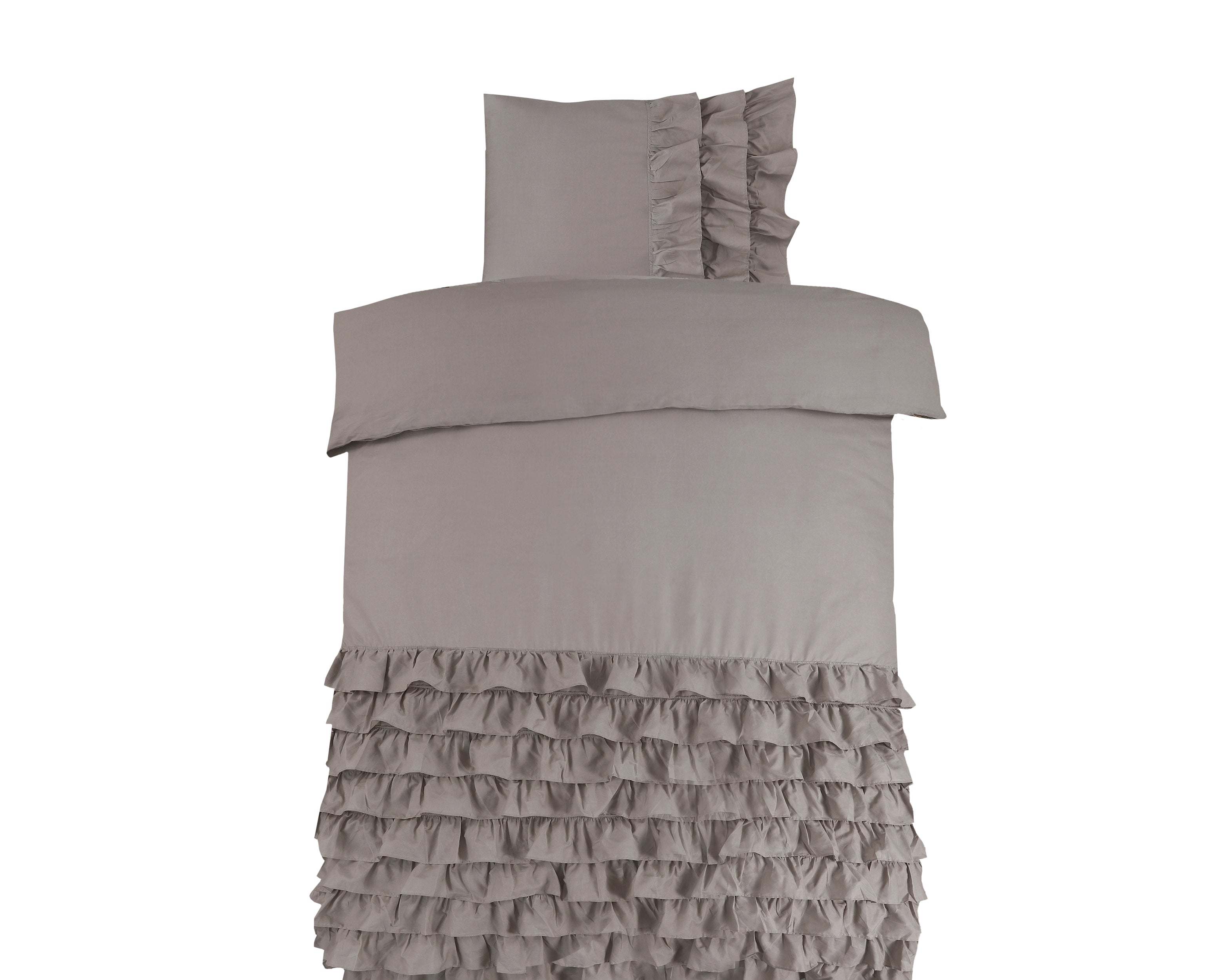 Cyprus Dekbedovertrek Taupe - Luxe Design - Super zacht geweven - Luxe verpakt