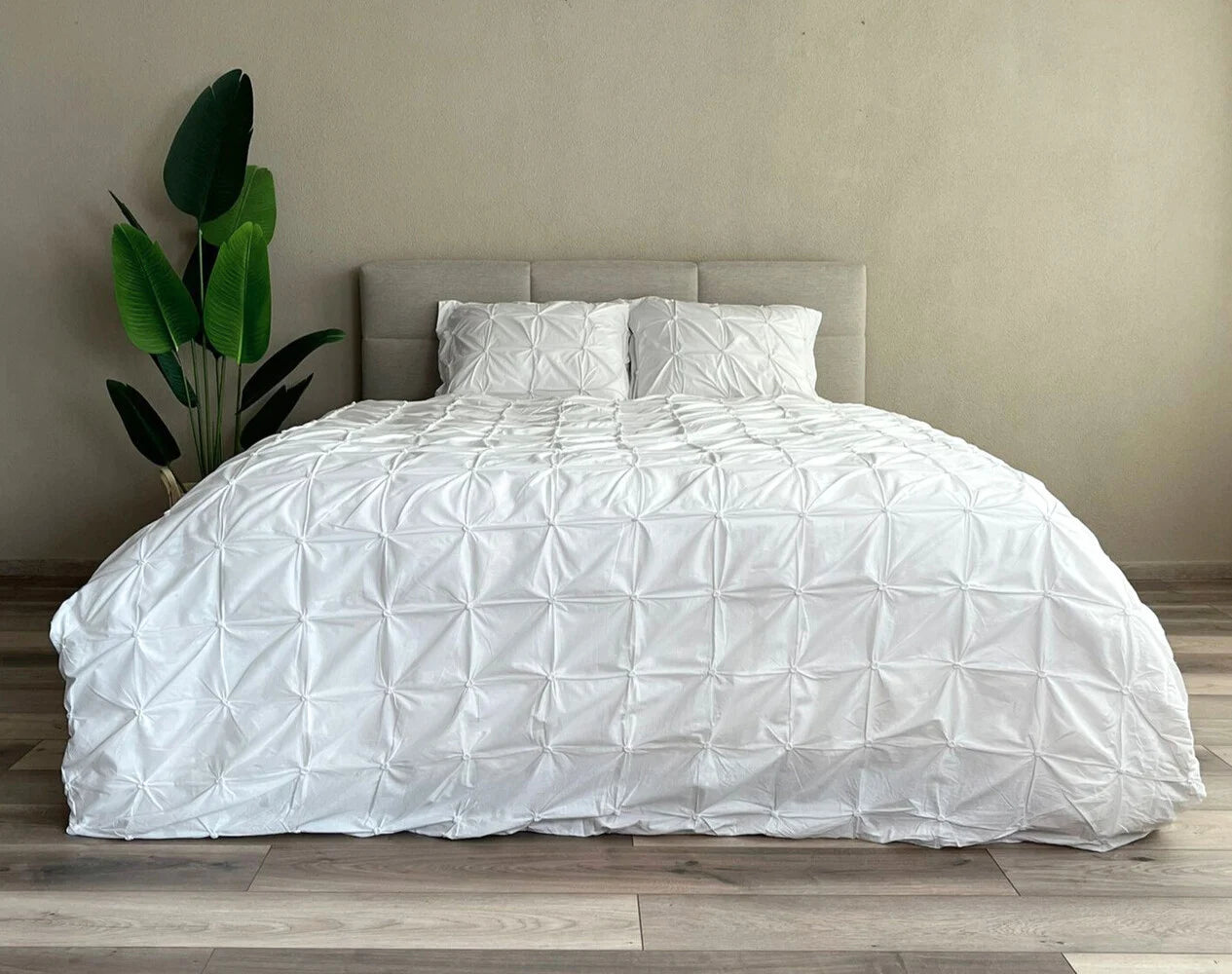 Dekbedovertrek Alexandria White – Luxe, Katoenen Dekbedovertrek met Elegant Ontwerp