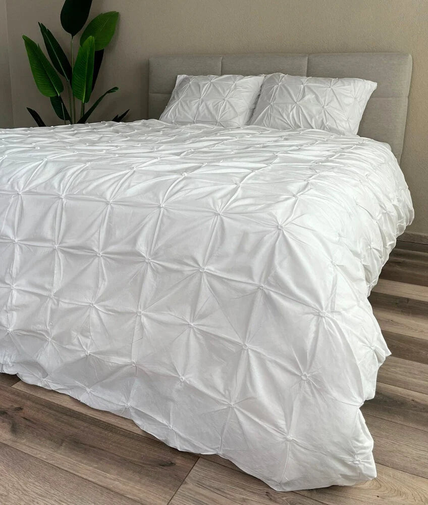 Dekbedovertrek Alexandria White – Luxe, Katoenen Dekbedovertrek met Elegant Ontwerp