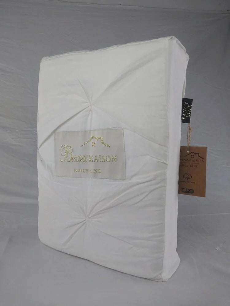 Dekbedovertrek Augustine White | Luxe 100% Katoen