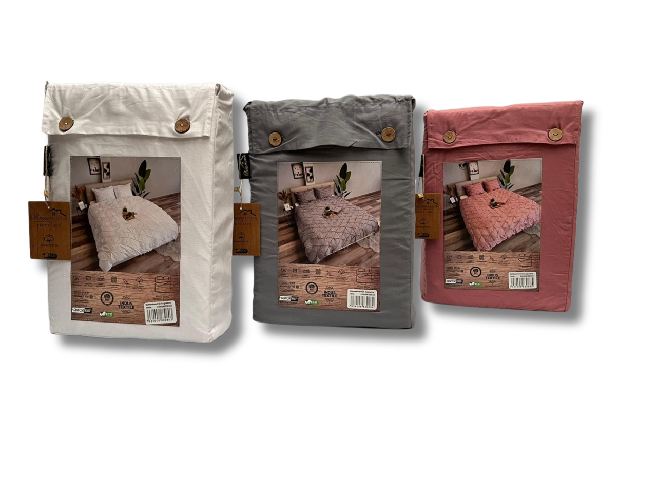 Dekbedovertrek Augustine White | Luxe 100% Katoen