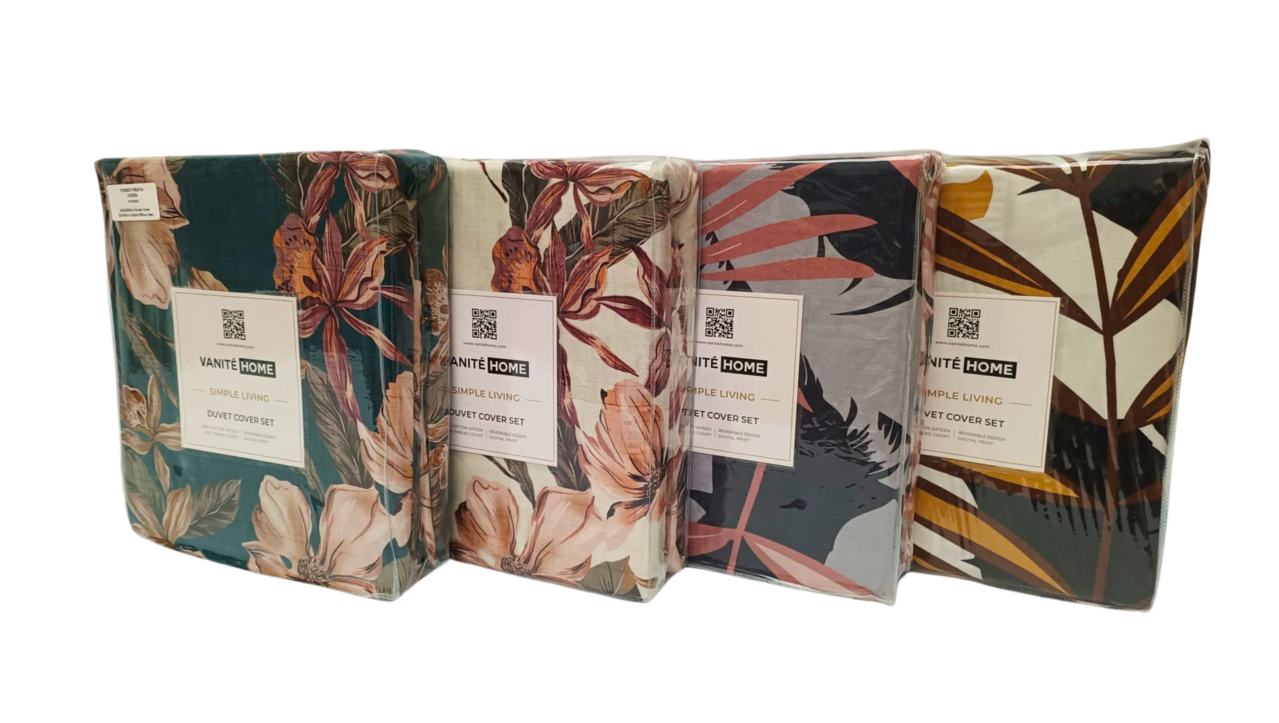 Sandy Fiesta Cotton Satin Duvet Cover Double