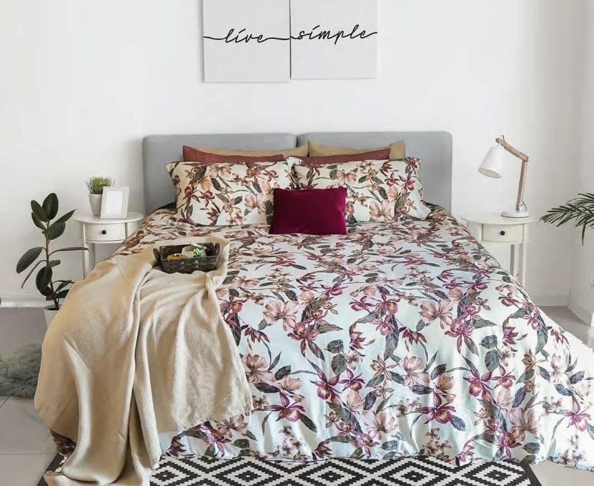 Sandy Fiesta Cotton Satin Duvet Cover Double