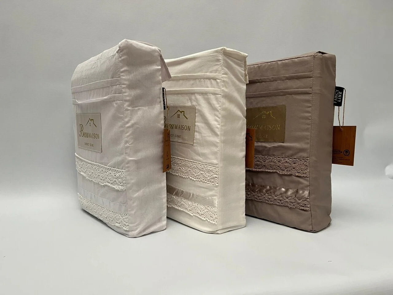 Dekbedovertrek Saint Paul Taupe - Luxe 100% Katoen & Romantisch Design