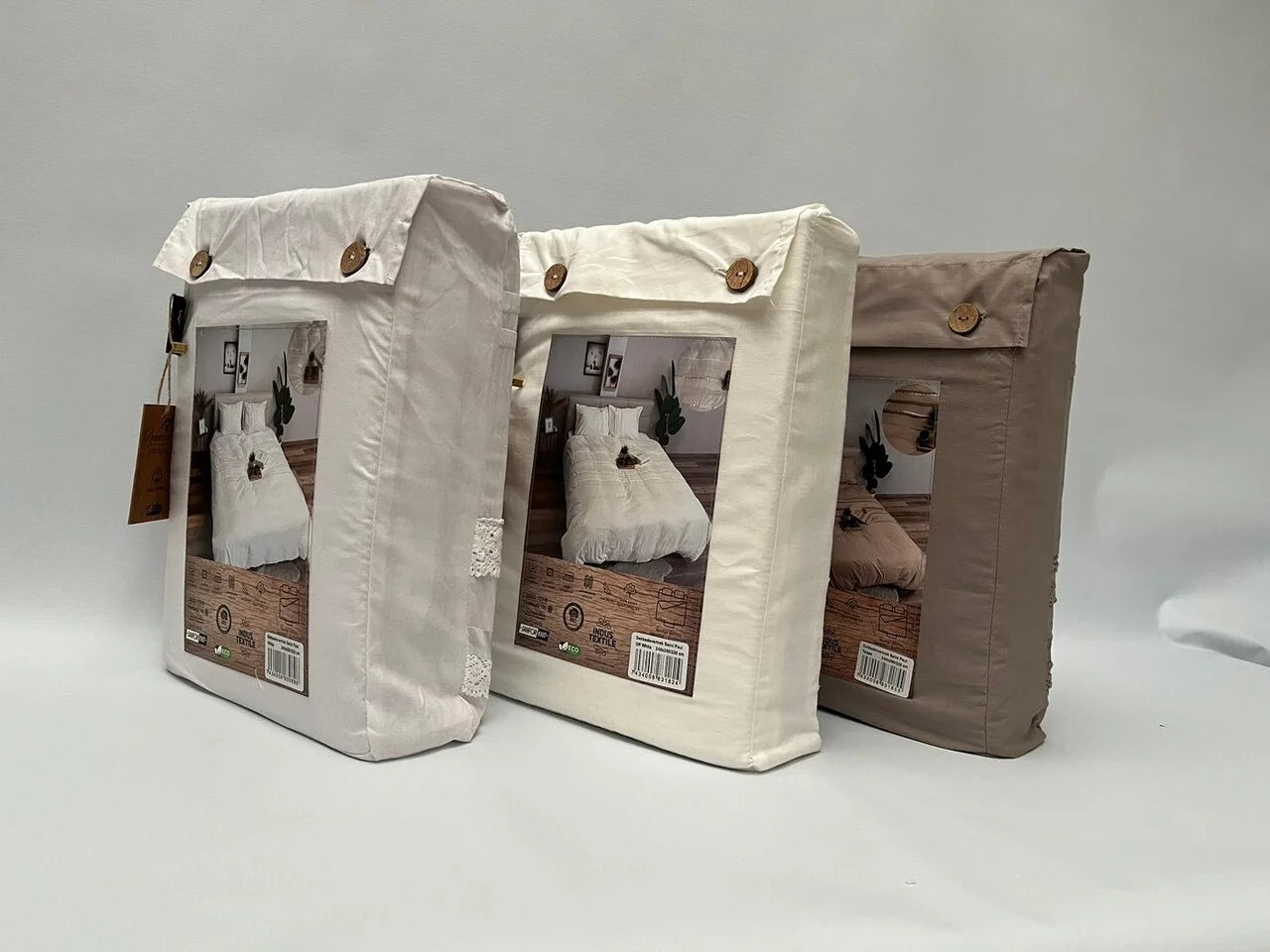 Dekbedovertrek Saint Paul Taupe - Luxe 100% Katoen & Romantisch Design