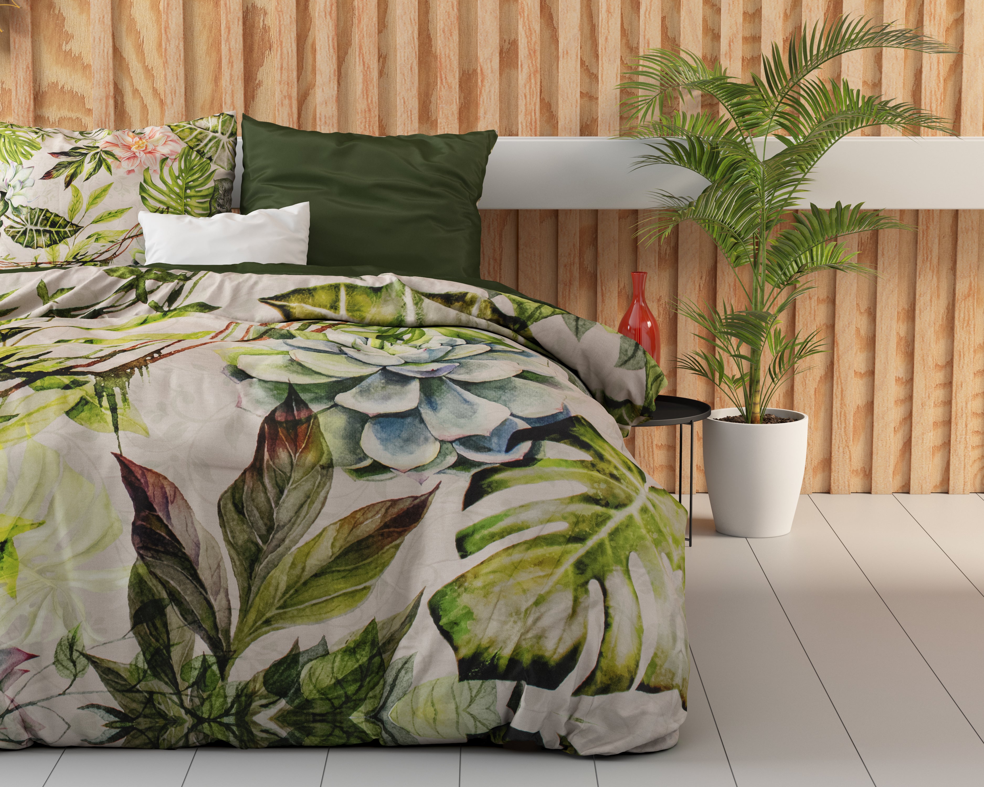 Destiny White Duvet Cover - Breathable Cotton - Trendy Designs - With Snaps