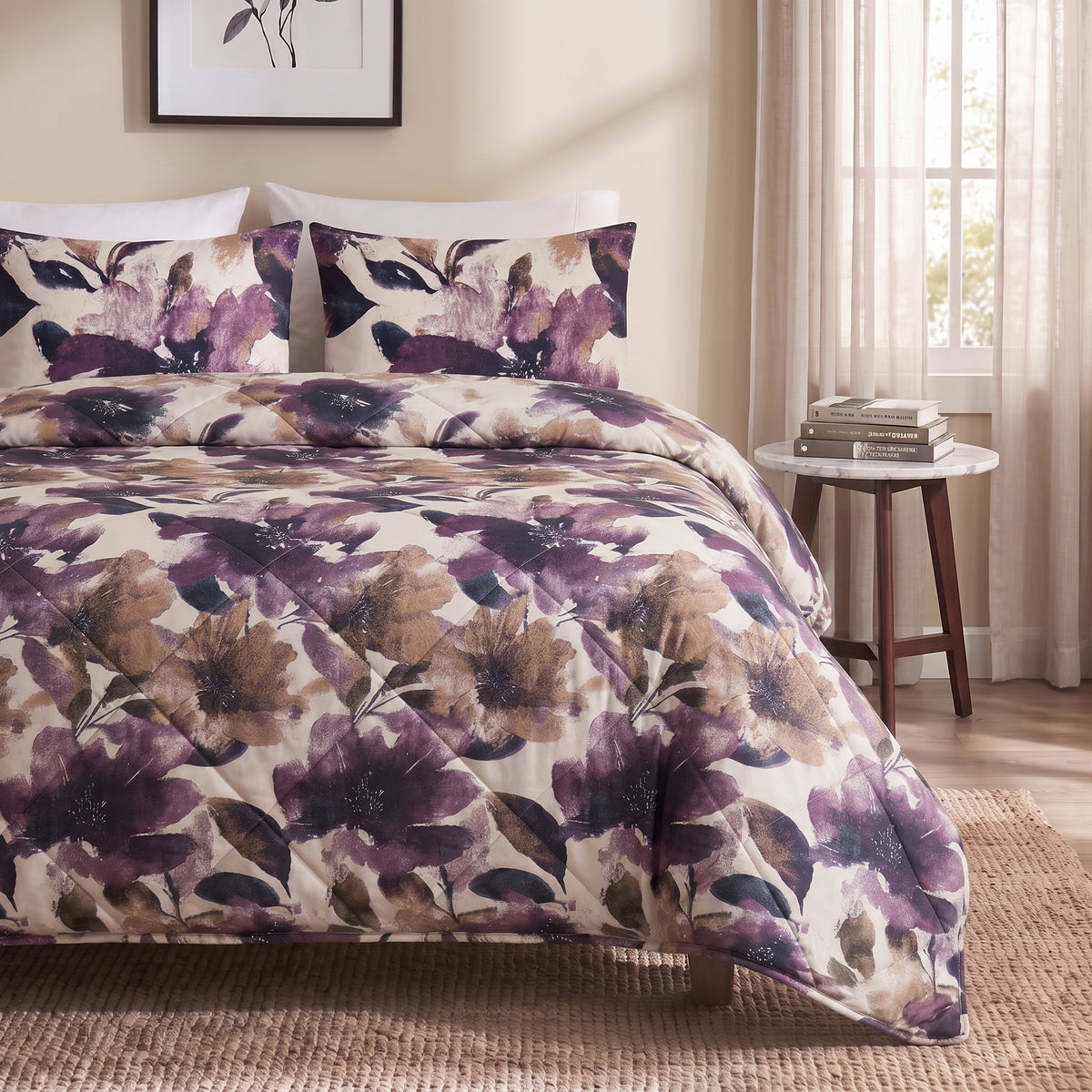 Dreamhouse Lazy Dekbed - Katoen - Lena Paars - Met Kussenslopen