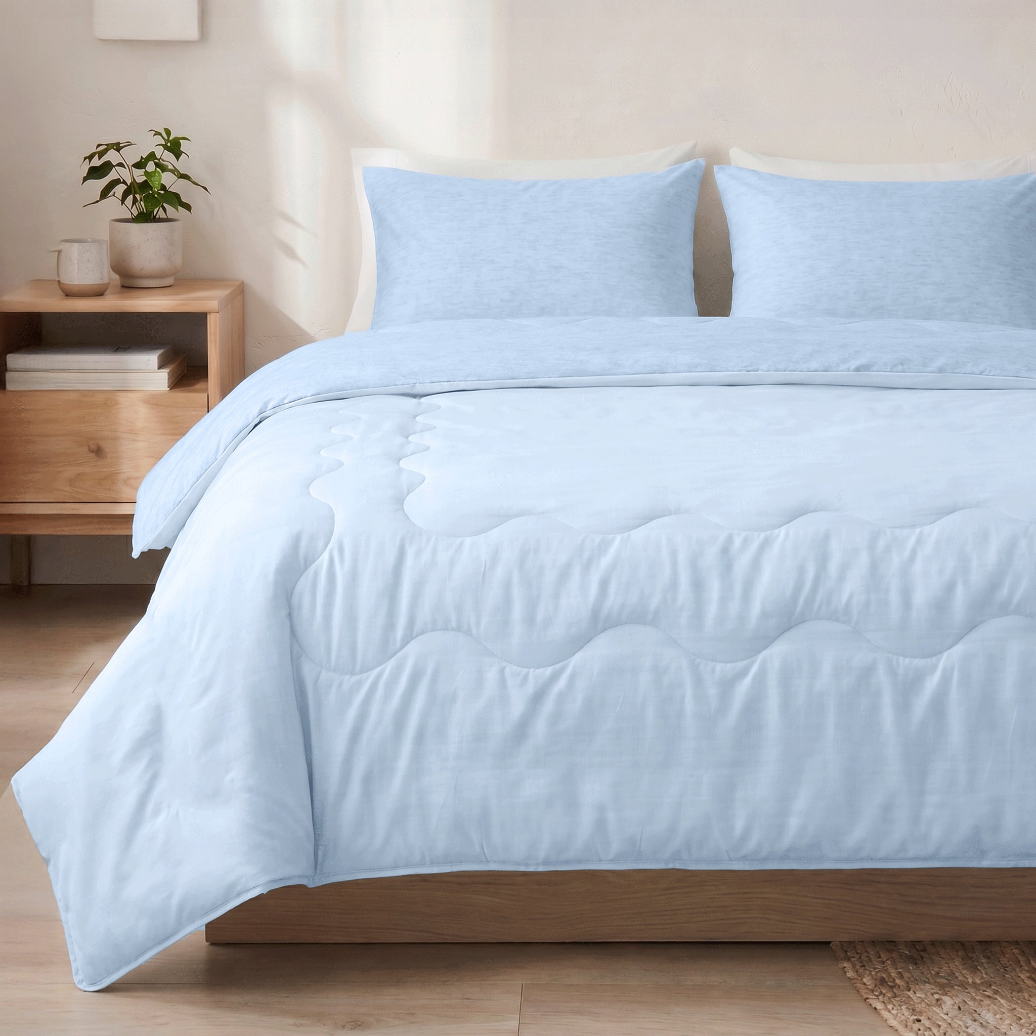 Dreamhouse Verkoelend Zomer Dekbed - Blauw - Voor de warme nachten