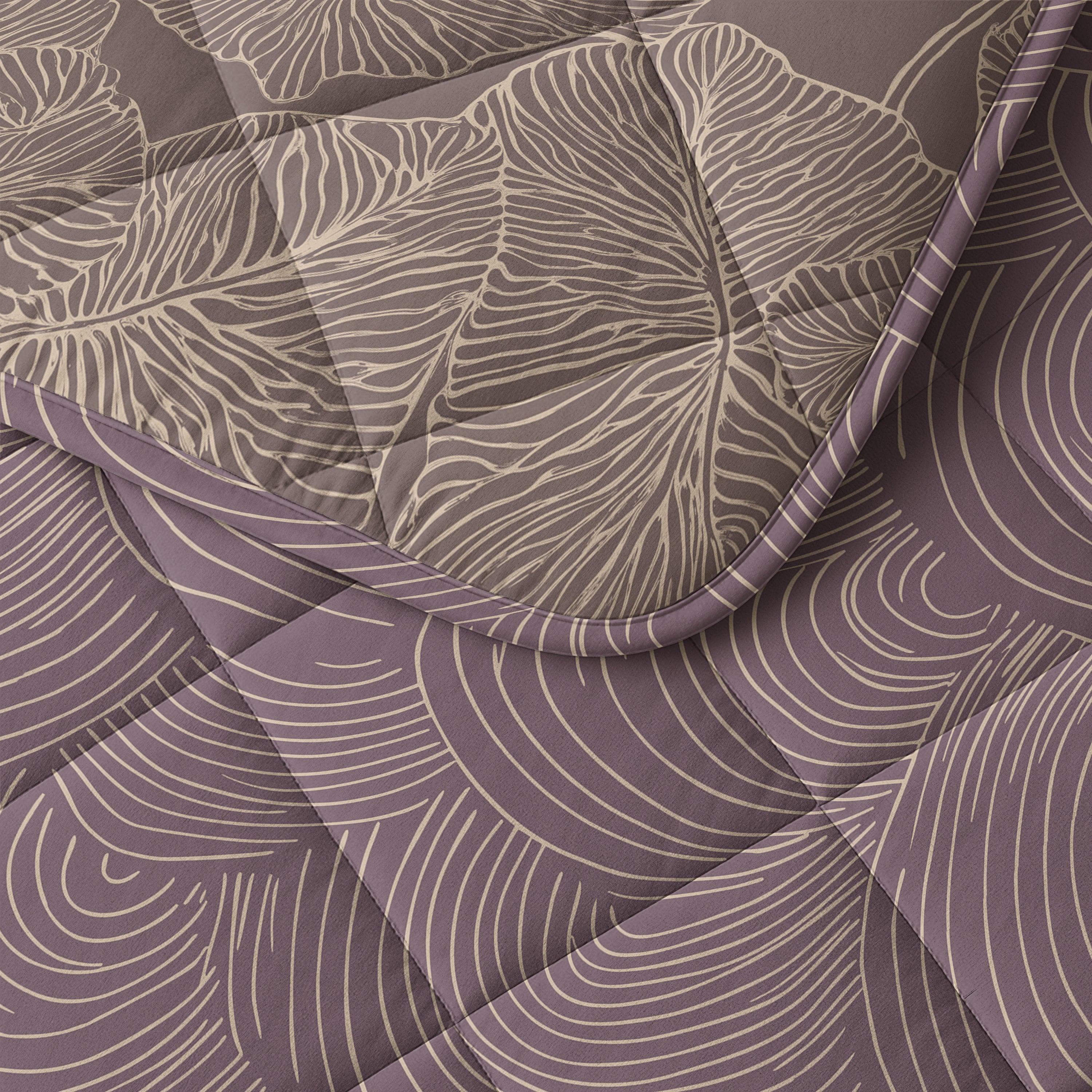 All-in One Lazy Dekbed Dreamy Mauve - Dekbed met kussenslopen