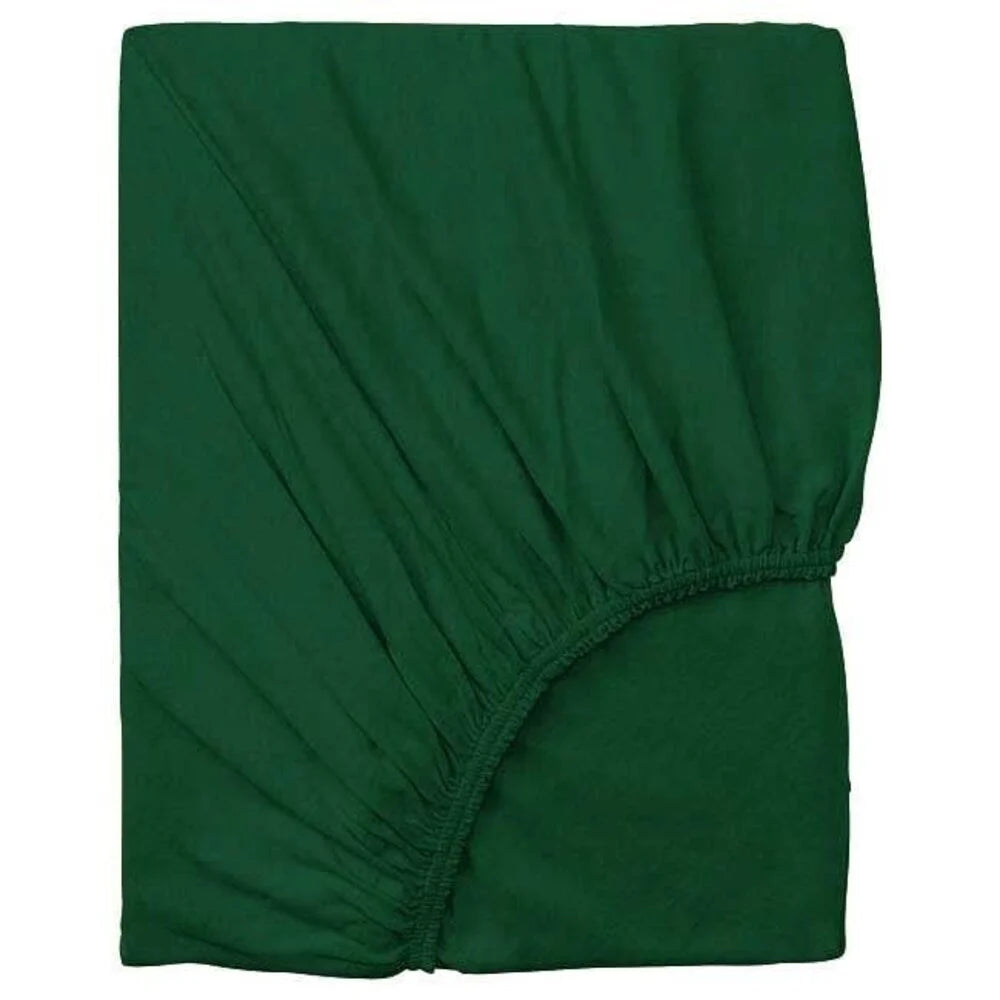 Dubbel Geweven Jersey Split Topper Hoeslaken Forest Green – Luxe, Comfort & Duurzaamheid