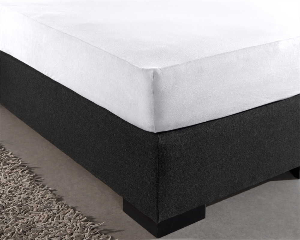 Double Jersey 220g Fitted Sheet White - Wonderfully Soft - Suitable for Box Springs and Mattresses - Stretch Cotton