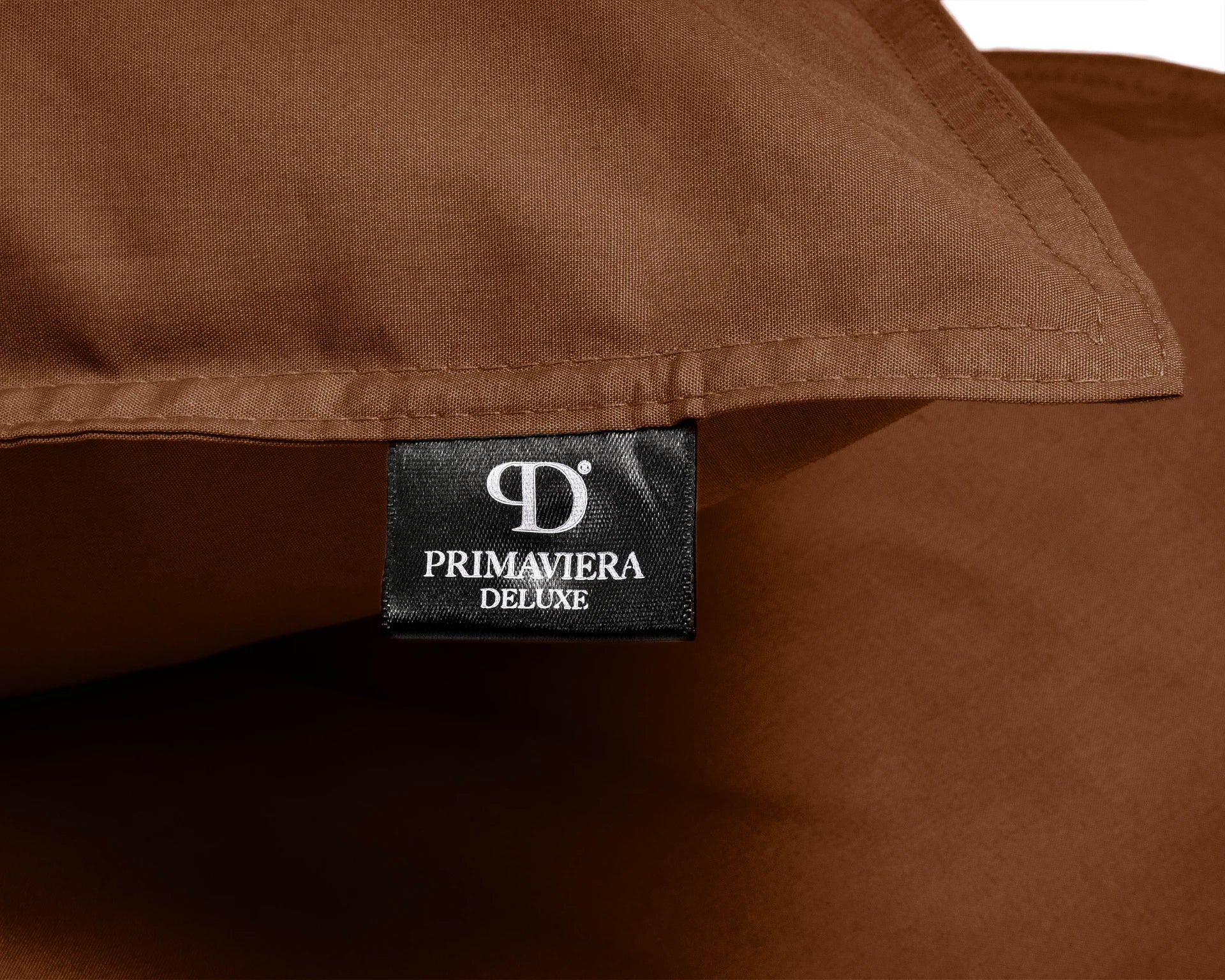 Egyptian Cotton Uni Brown Duvet Cover - High Quality - Modern - Luxury Satin