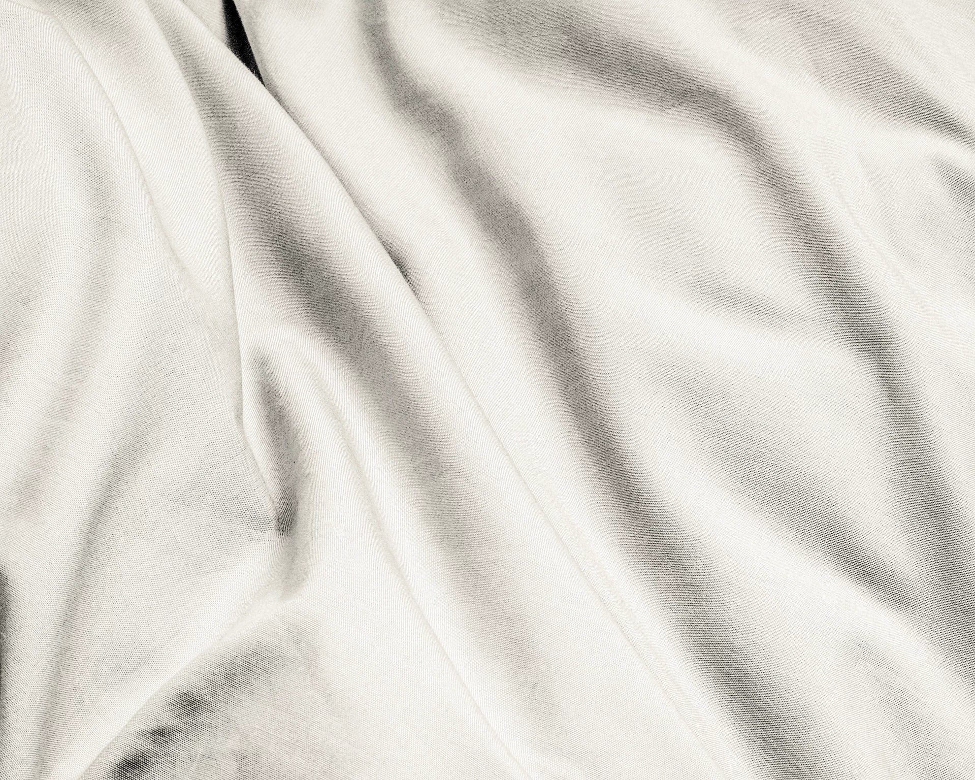 Egyptian Cotton Uni Cream Duvet Cover - High Quality - Modern - Luxury Satin