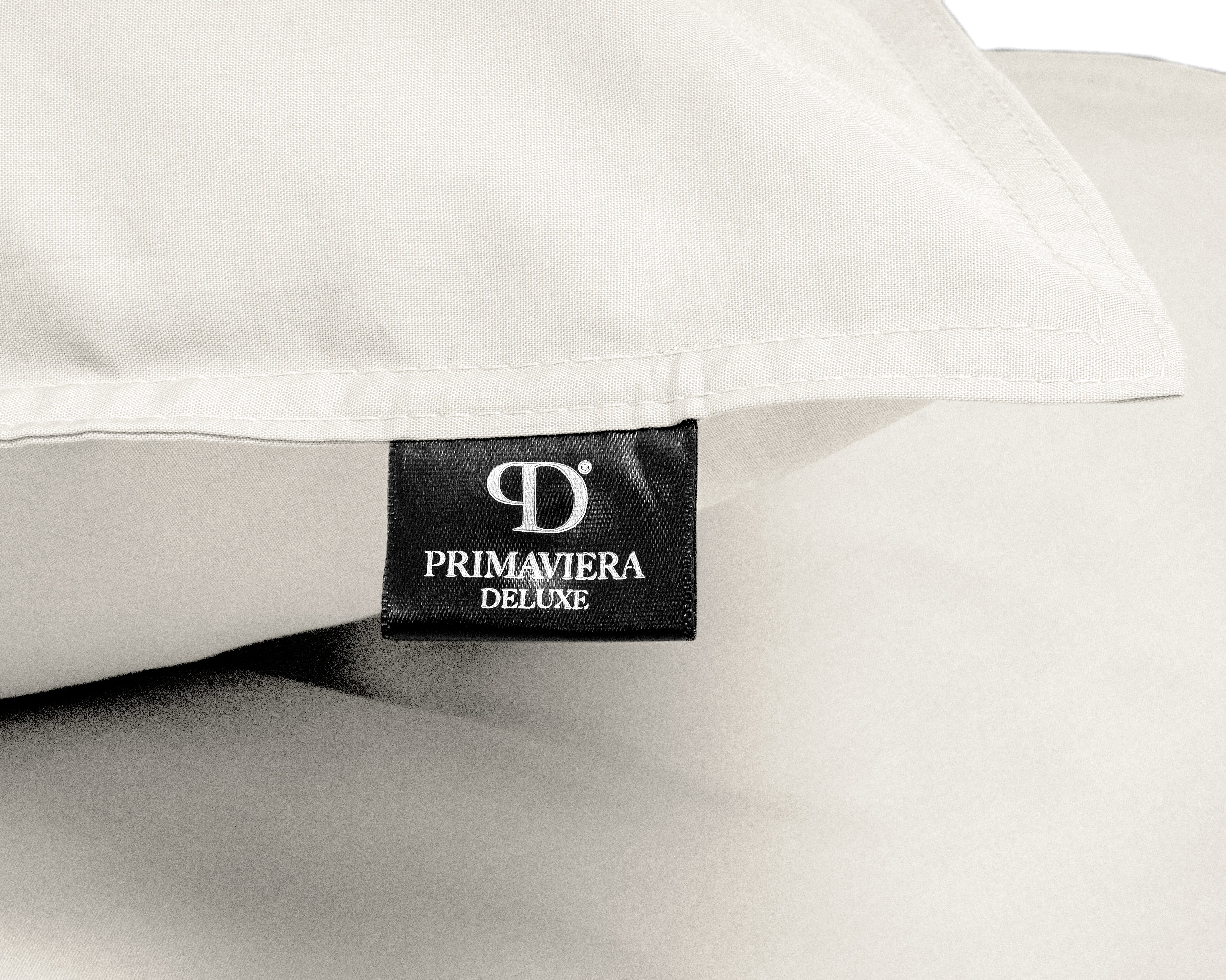Egyptian Cotton Uni Cream Duvet Cover - High Quality - Modern - Luxury Satin