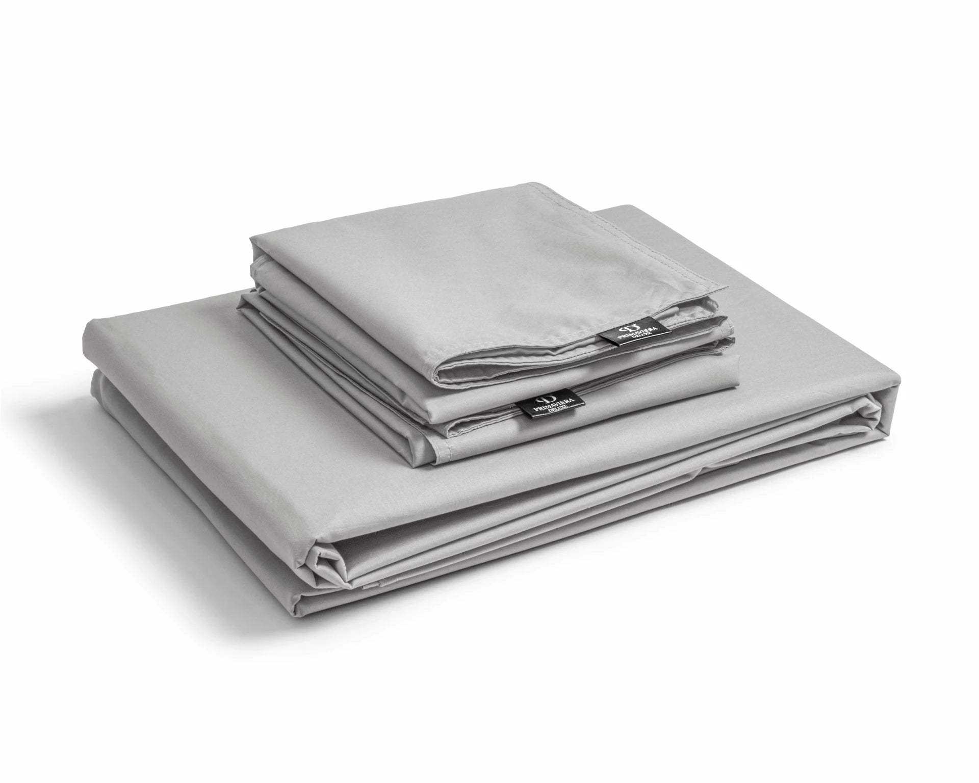 Egyptian Cotton Uni Grey Duvet Cover - High Quality - Modern - Luxury Satin