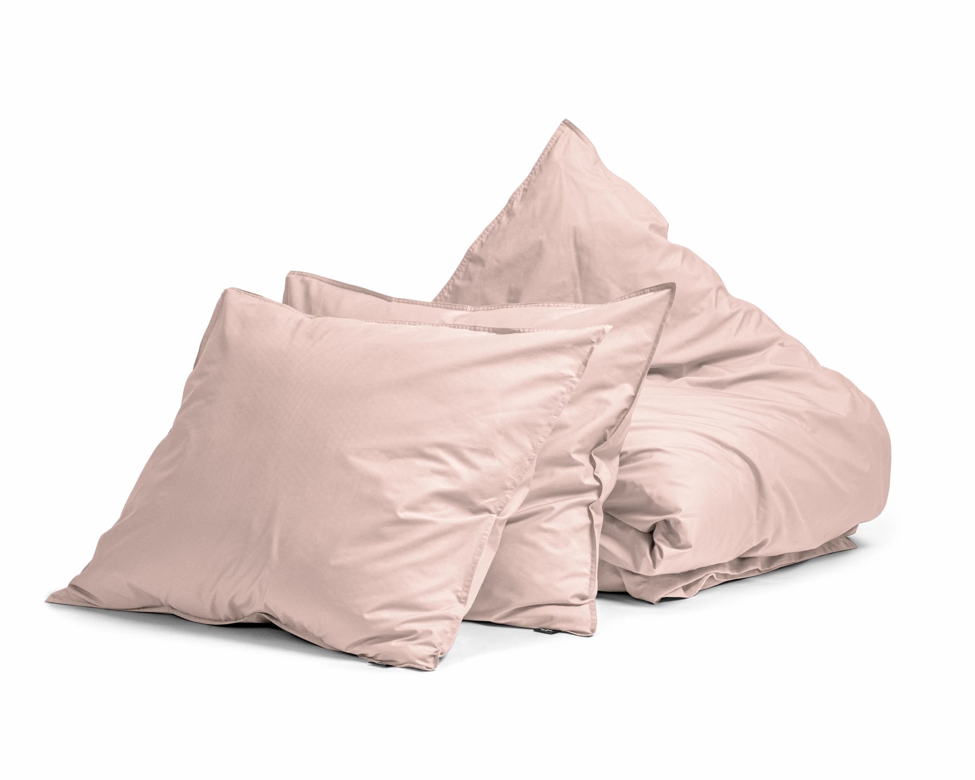 Egyptian Cotton Uni Pink Duvet Cover - High Quality - Modern - Luxury Satin