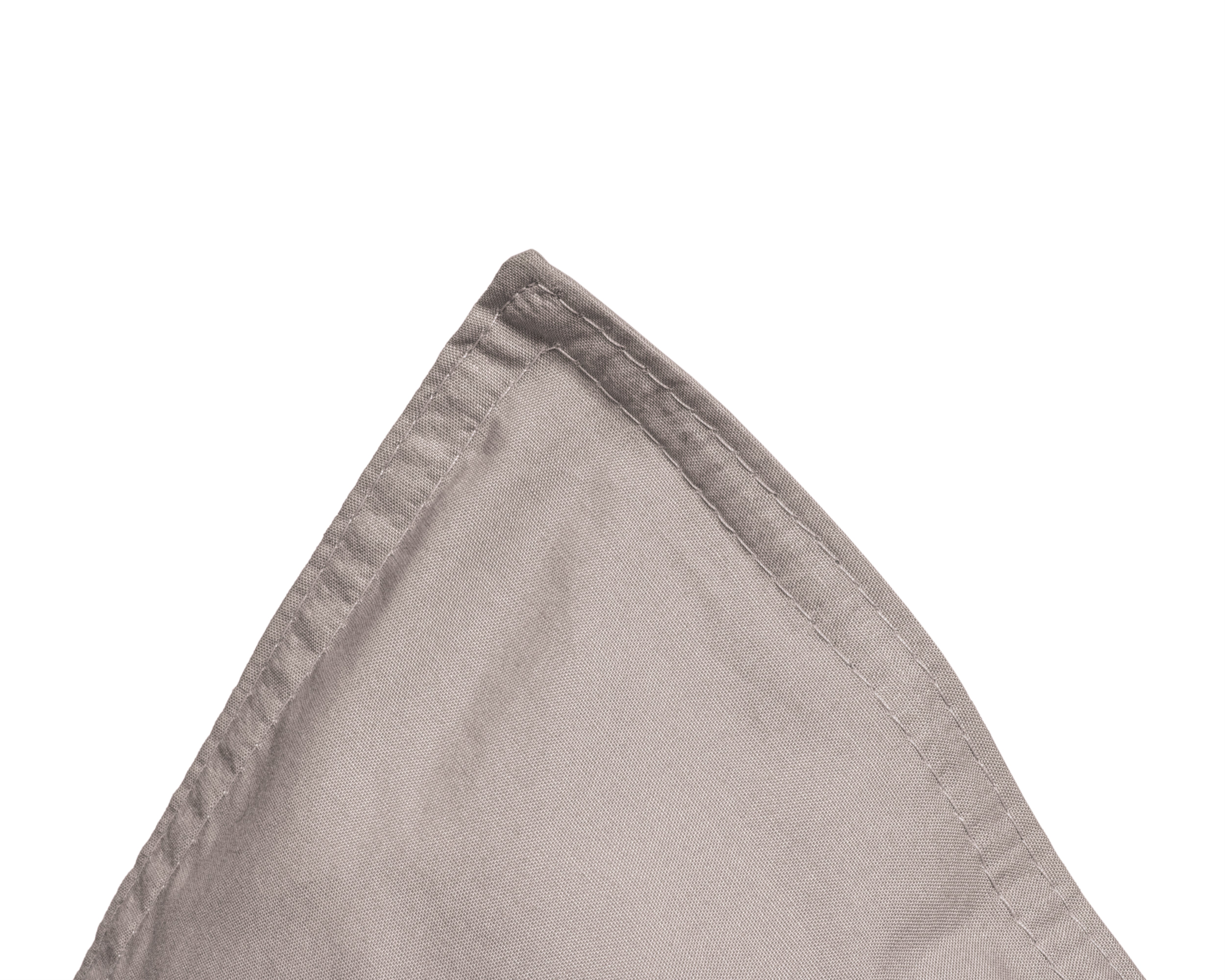 Egyptian Cotton Uni Taupe Duvet Cover - High Quality - Modern - Luxury Satin