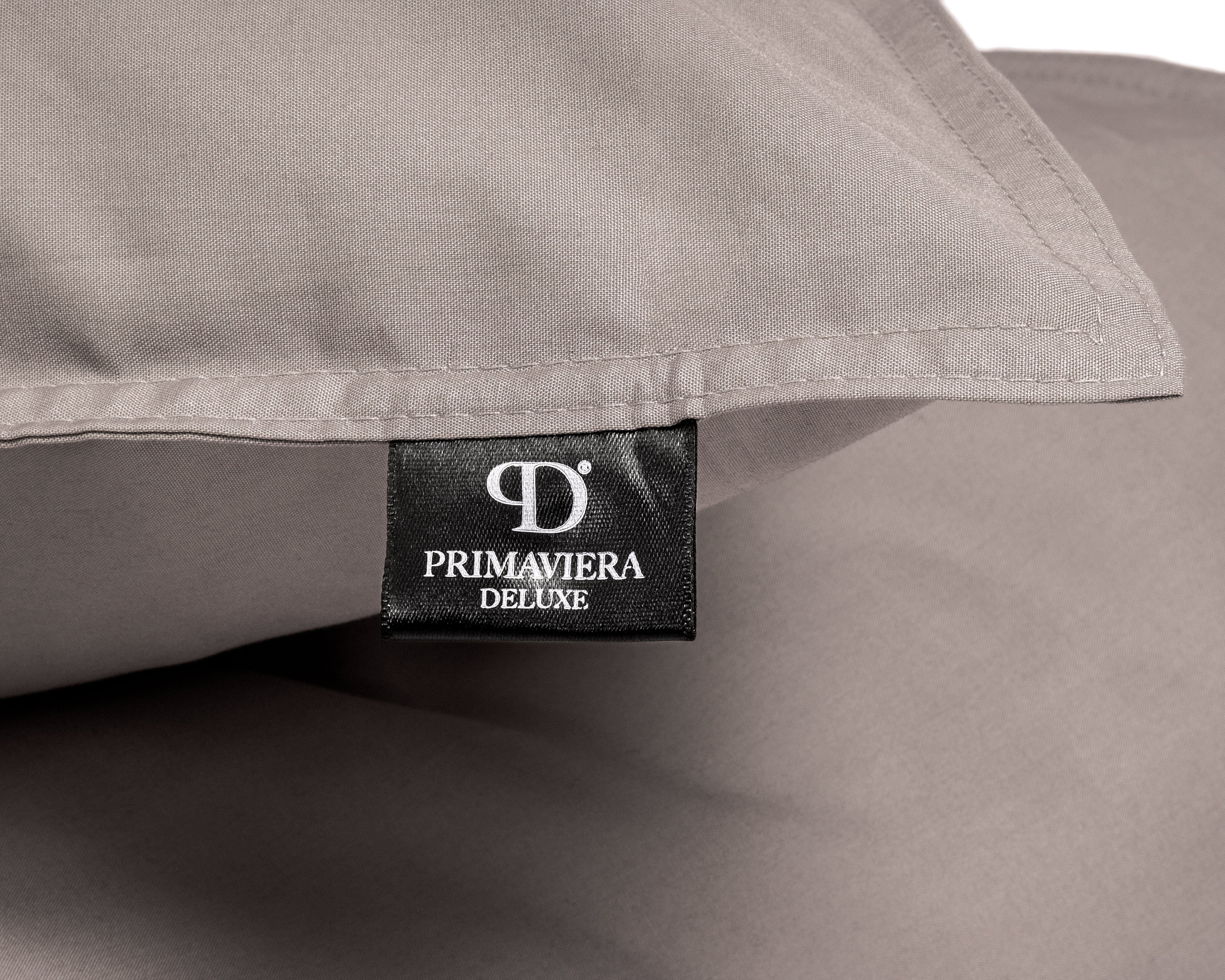 Egyptian Cotton Uni Taupe Duvet Cover - High Quality - Modern - Luxury Satin