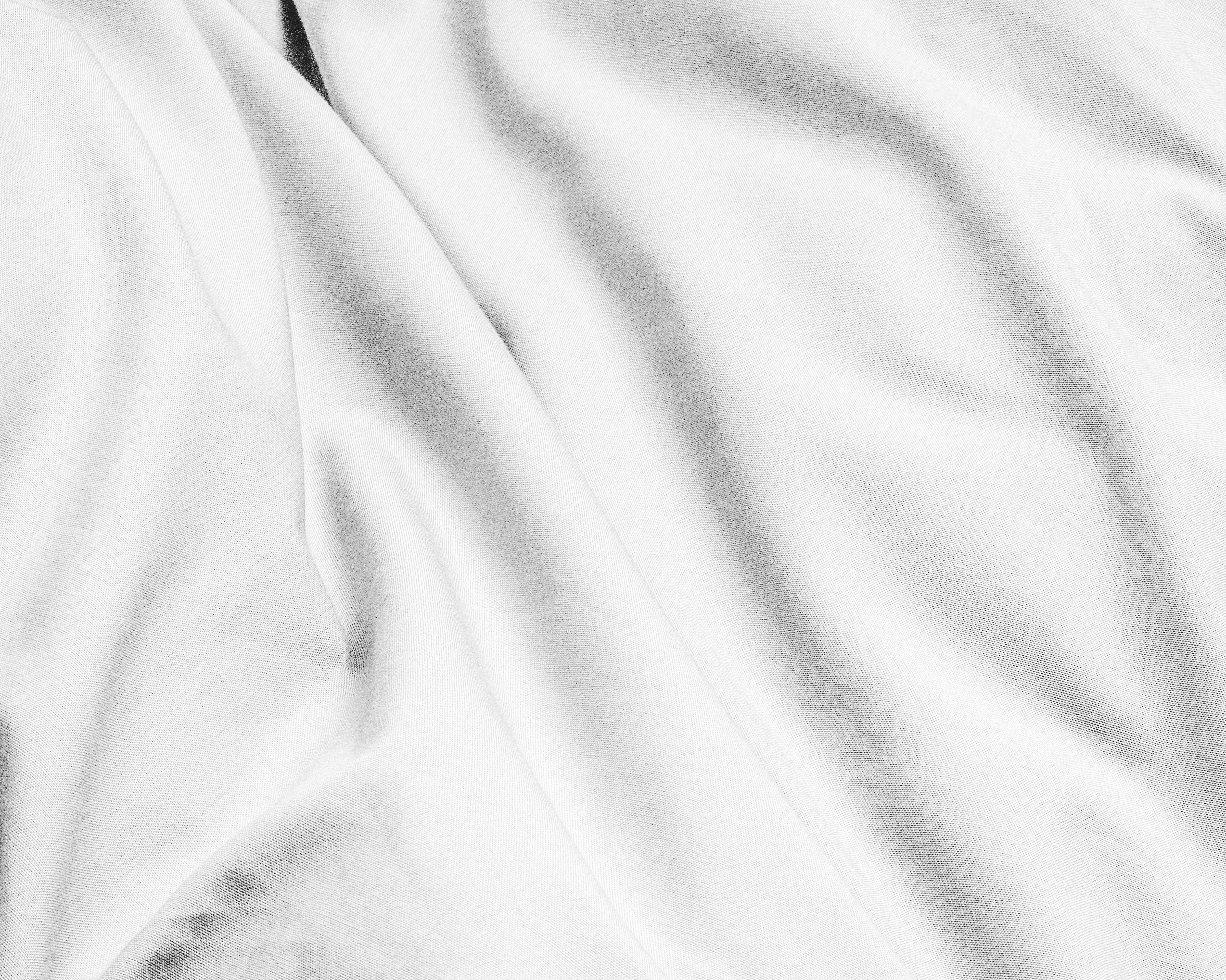 Egyptian Cotton Uni White Duvet Cover - High Quality - Modern - Luxury Satin